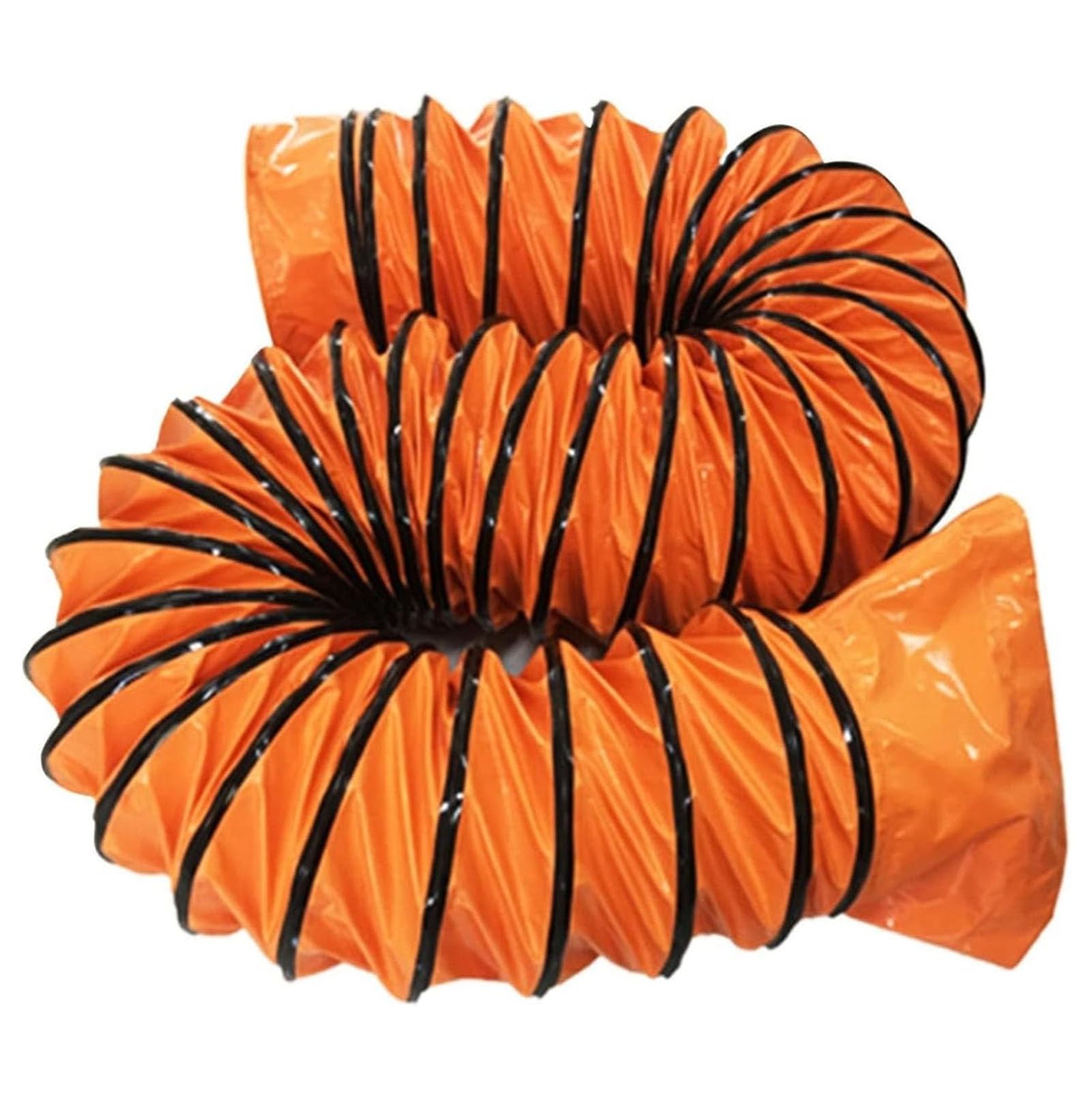 Manguera para conductos, Manguera Flexible de PVC de 6,5 pies a 33 pies, de 6 a 38 Pulgadas con Cuerda Ajustable, Gancho en S y Soporte de Acero para Ventilador Extractor, Ideal para ventila