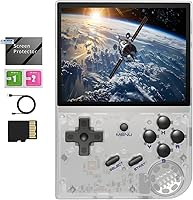 Vista 9 de RG35XX 2024 Retro Gaming Consoles with 64GB Card rg35xx Handheld Game Console 3.5 inch IPS Screen Linux System Classic Emulator Hand Held Gaming
