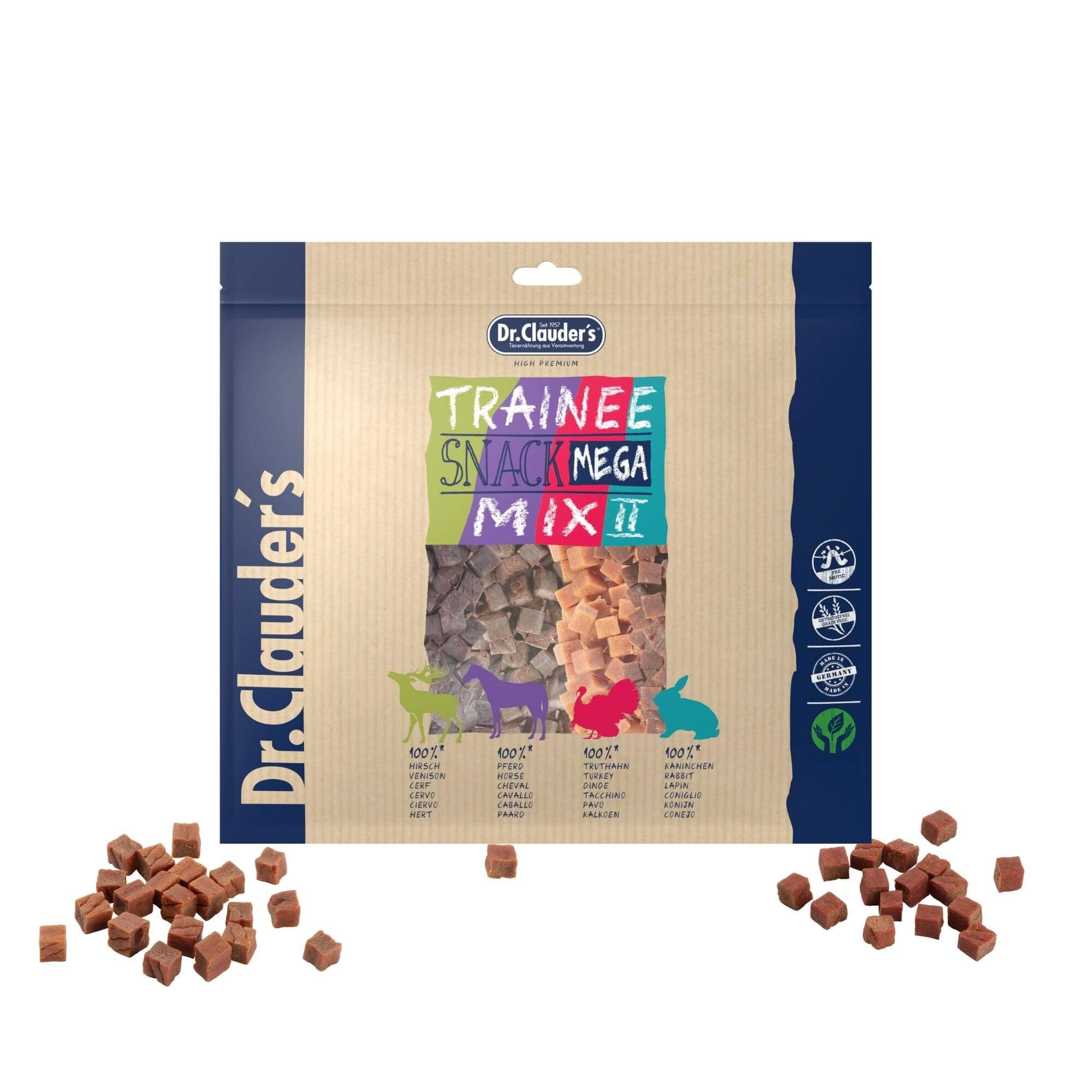 Trainee Snack Mega Mix 2 | Leckerli für Hunde & Katzen | 2 x 500 g