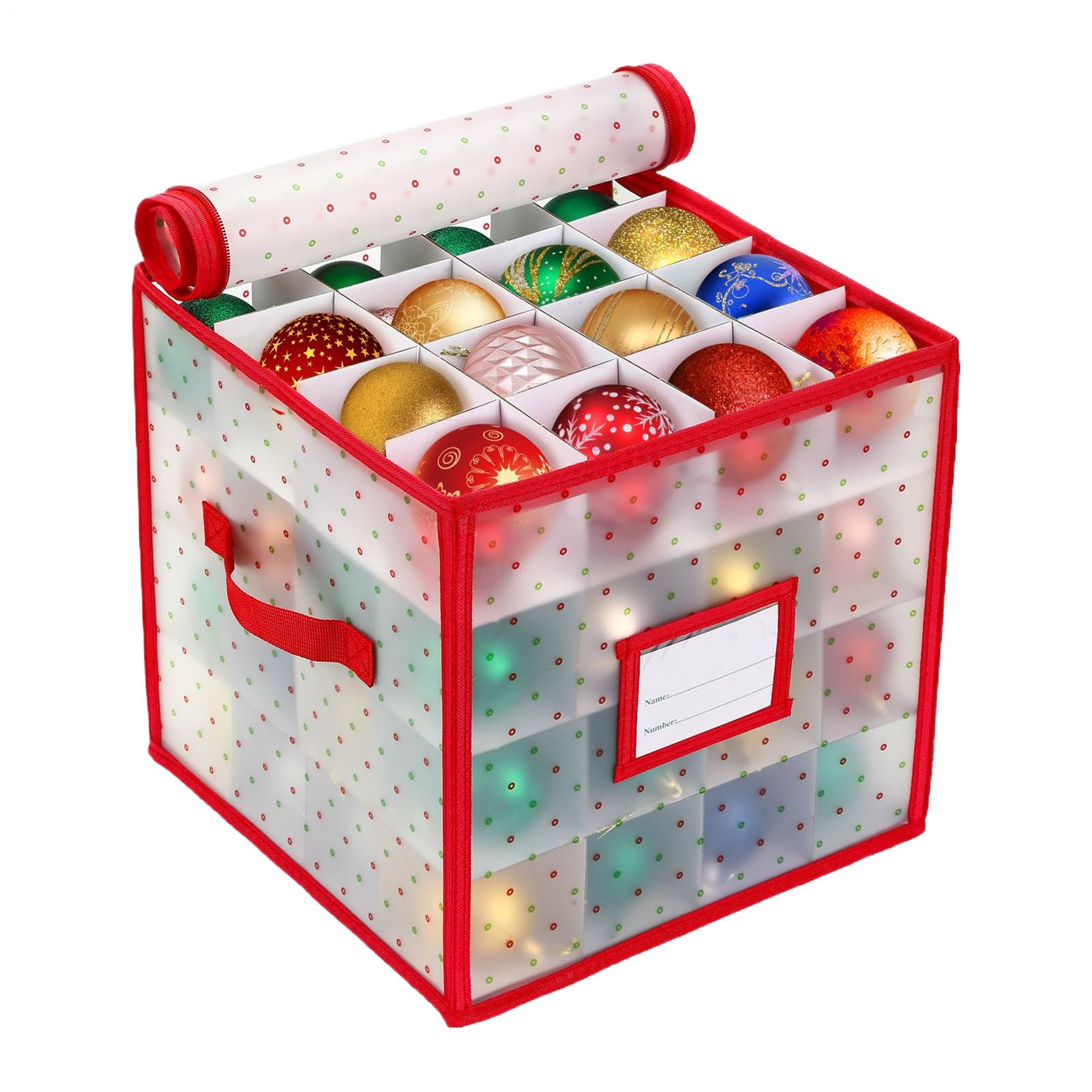 Générique Weihnachtsboxen | Faltbare Aufbewahrungsbox für Weihnachtskugeln | Aufbewahrungsbox | für Verpackung von Babioles, Schmuck, Süßigkeiten, Spielzeug und Zubehör