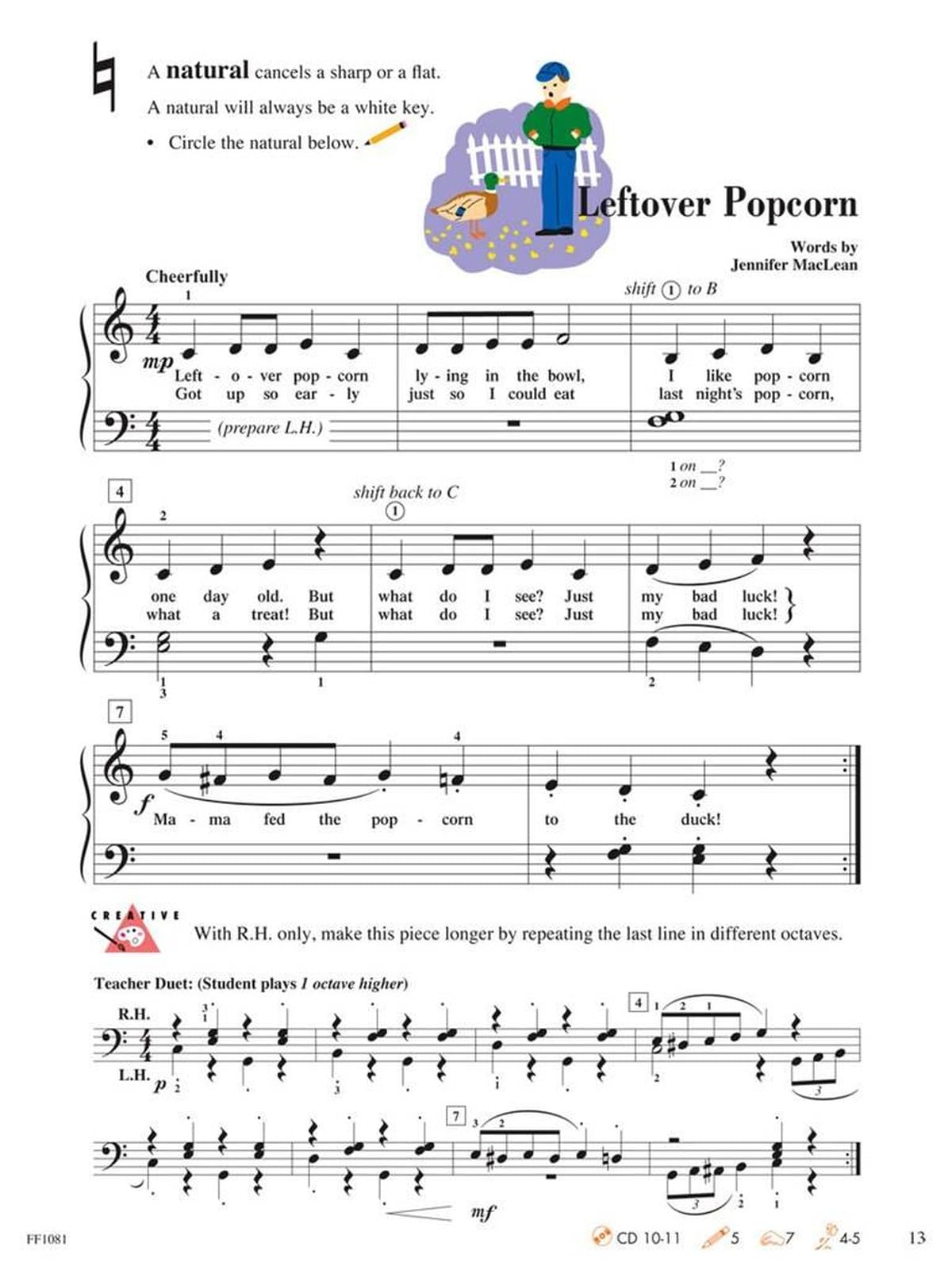 Piano Adventures: Lesson Book - Level 2A, 2nd Edition | Beginner Piano Method | Learn Eighth Notes Chords and Sight Reading | Sheet Music Songbook for Early Learners | Faber Piano Book for Kids — Amazon image 10