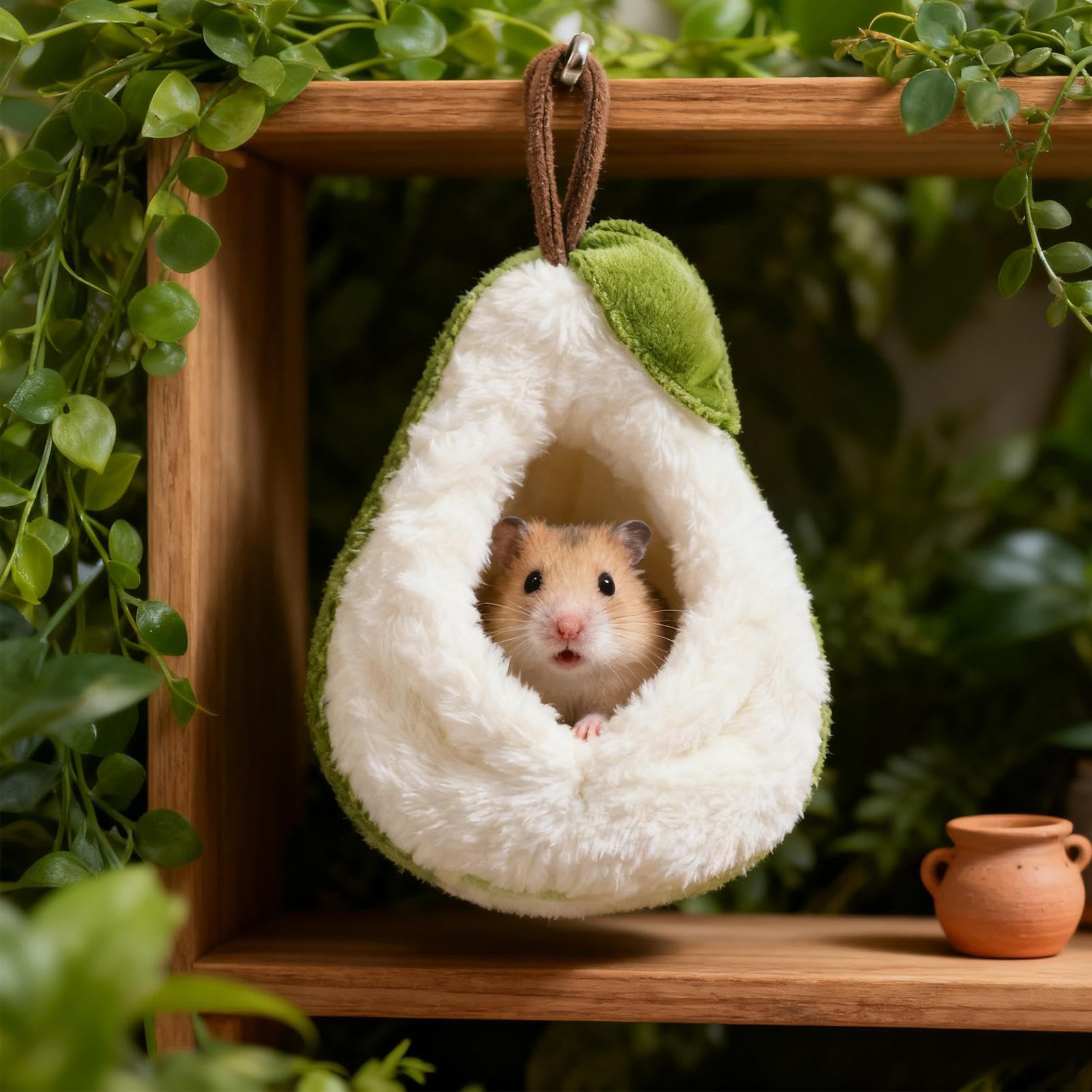 Chinchilla Hängematte Birnenförmiges Plüschtier Zubehör