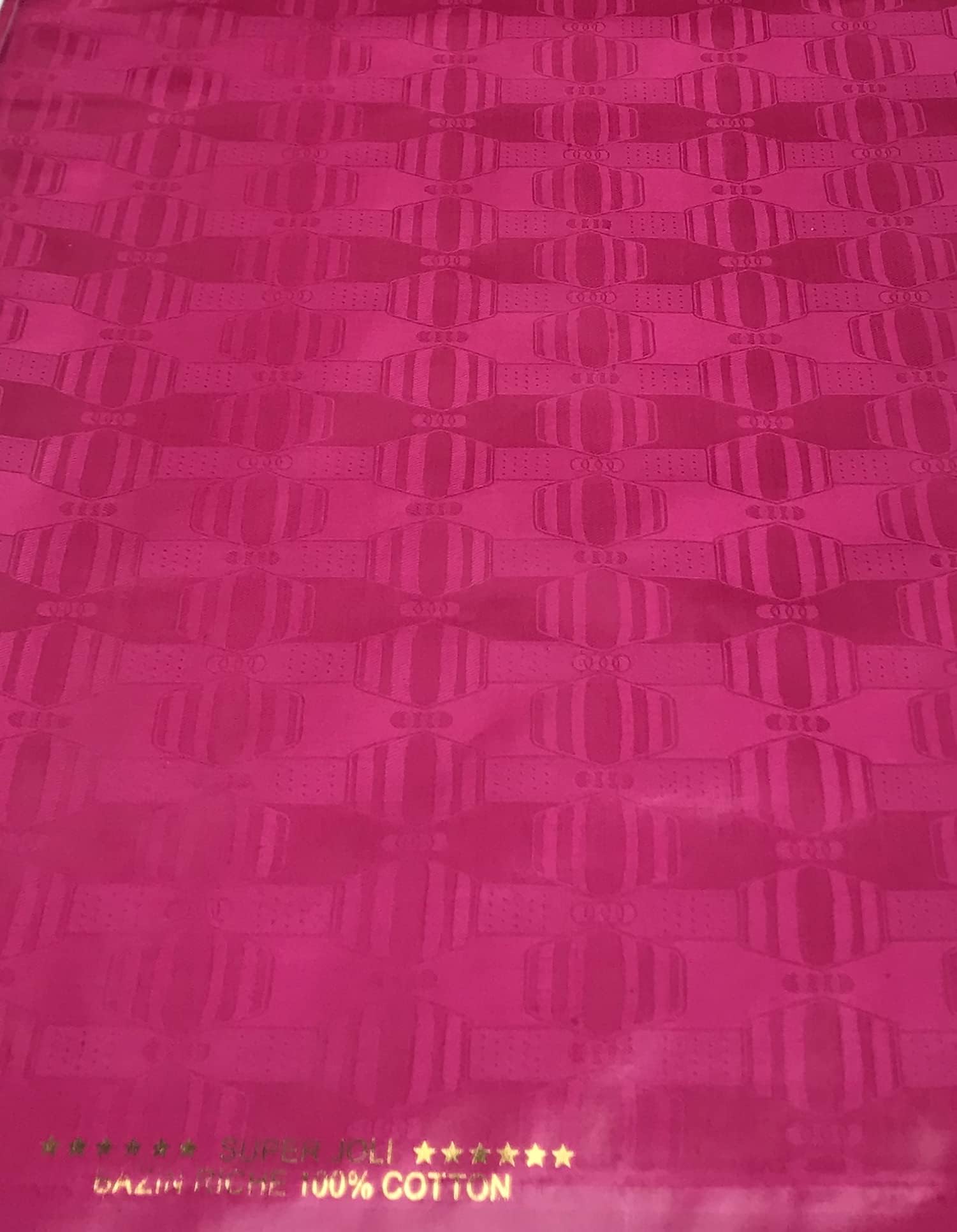 ORIGINAL BAZIN RICHE BROCADE VIP GOLD AFRICAN GARMENT FABRIC PREMIUM QUALITY like GETZNER WHOLE 5 METERS 100% COTTON