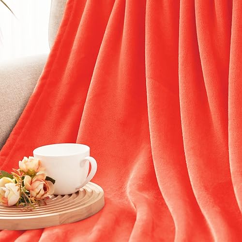 Miniatura 7 de Exclusivo Mezcla Manta de vellón extragrande para sofá, cama, súper suave y cálida, para uso en todas las estaciones, acogedora, afelpada, ligera,