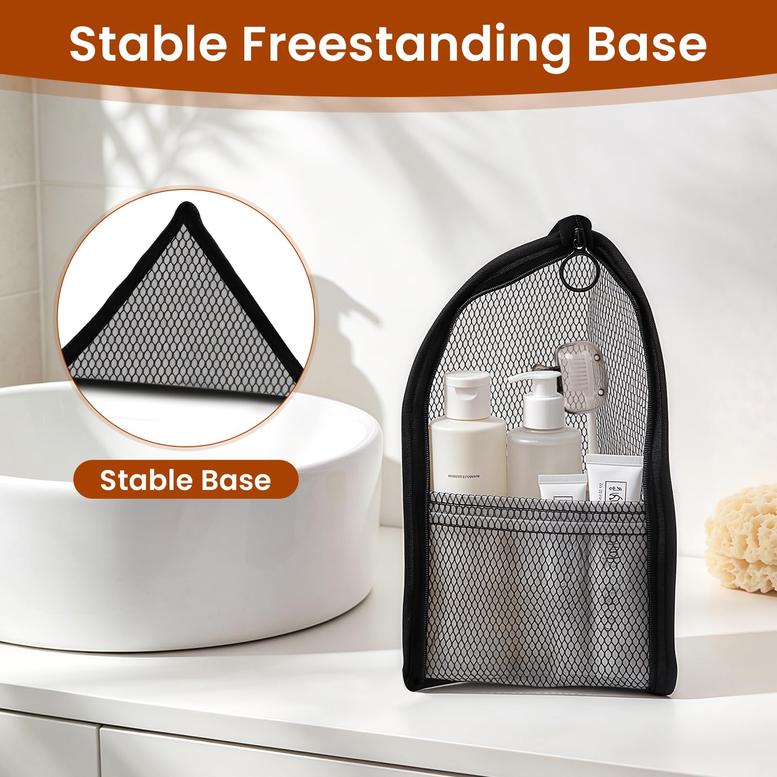 2 sztuki stojącej kosmetyczki damskiej, z 2 sztukami ochraniaczy na szczoteczki do zębów, przenośna kosmetyczka dla mężczyzn, wodoszczelna kosmetyczka do zawieszenia, organizer na kosmetyki
