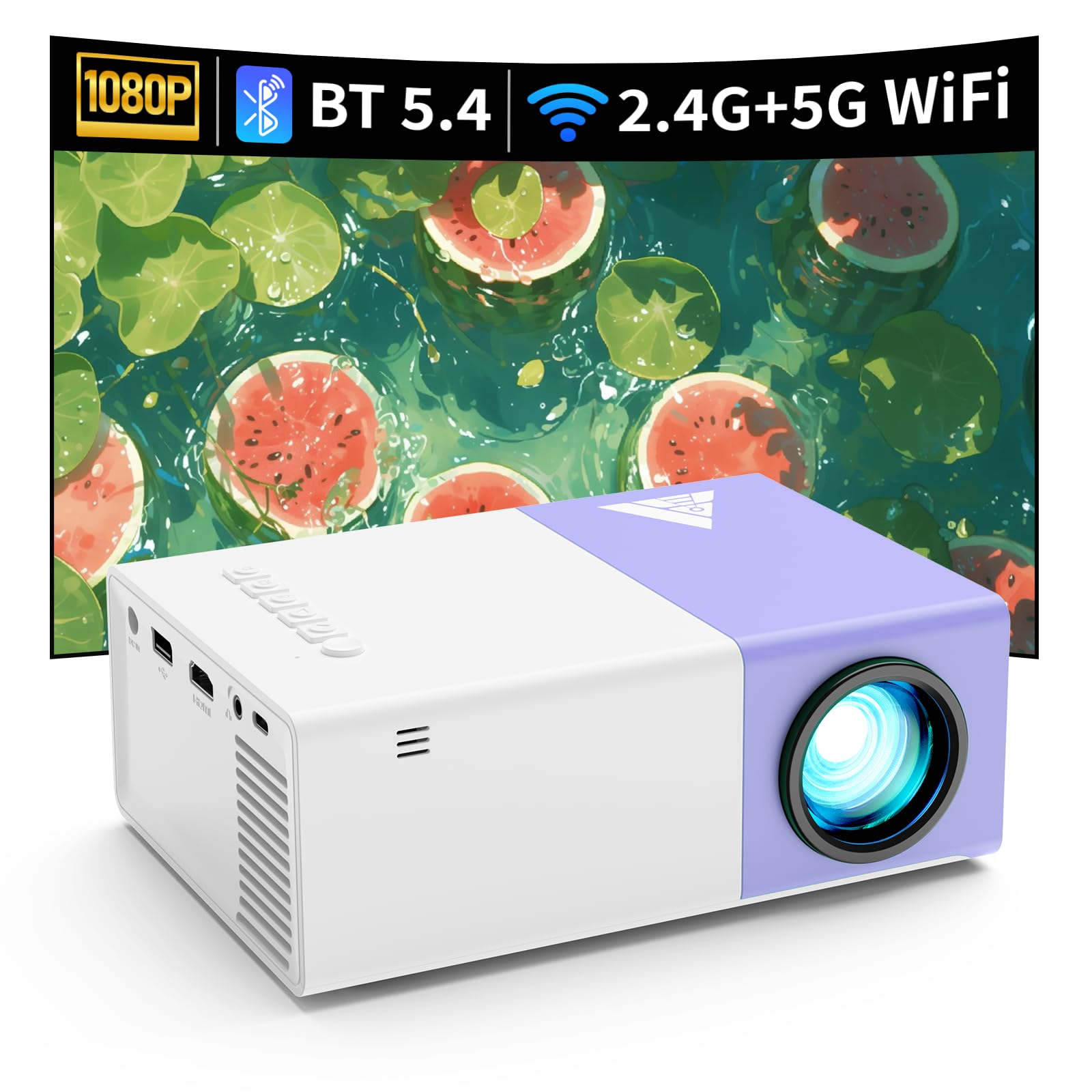 【美品】Smart Mini Projector KABENI PRO Amazon.com: KHQ Mini Projector with WiFi - Portable 1080P HD Movie