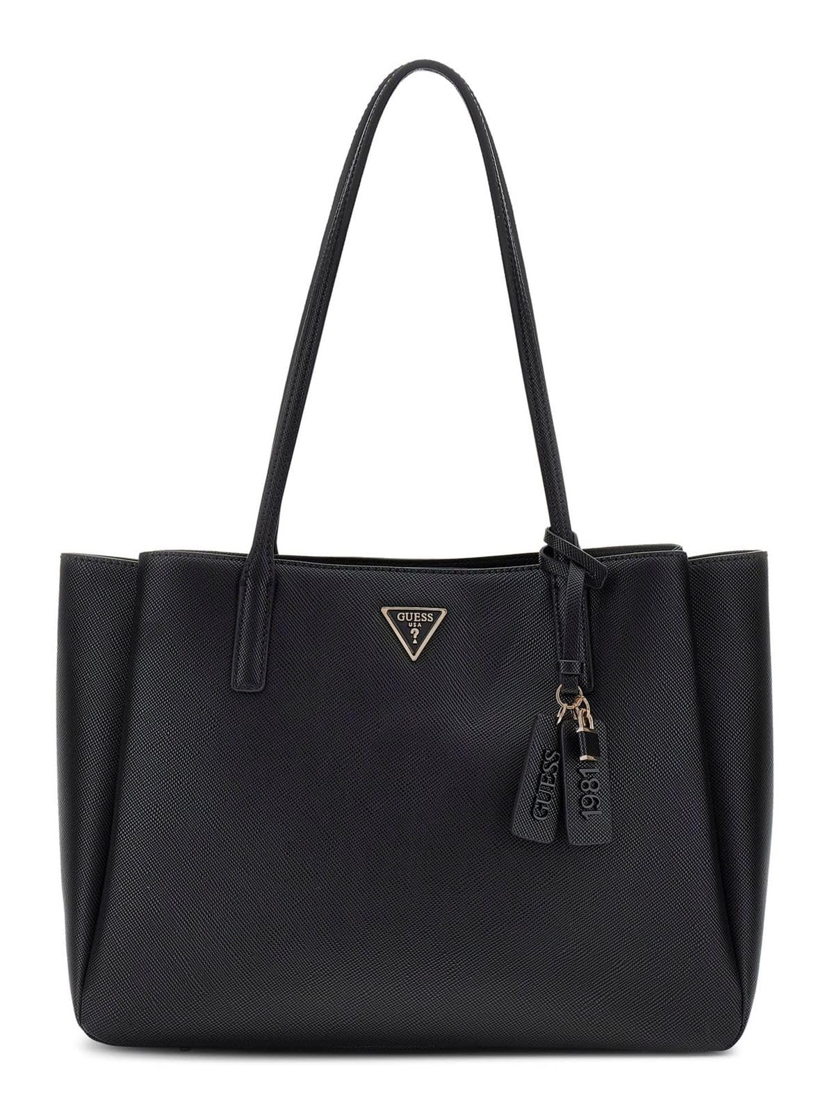 GUESS borsa a tracolla borsa da ufficio con scomparto per laptop Noelle II Tech Tote Black nero