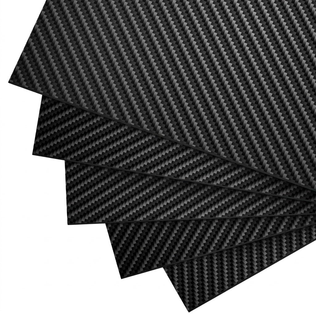 3K Carbon Fiber Sheet - Matte Black -1