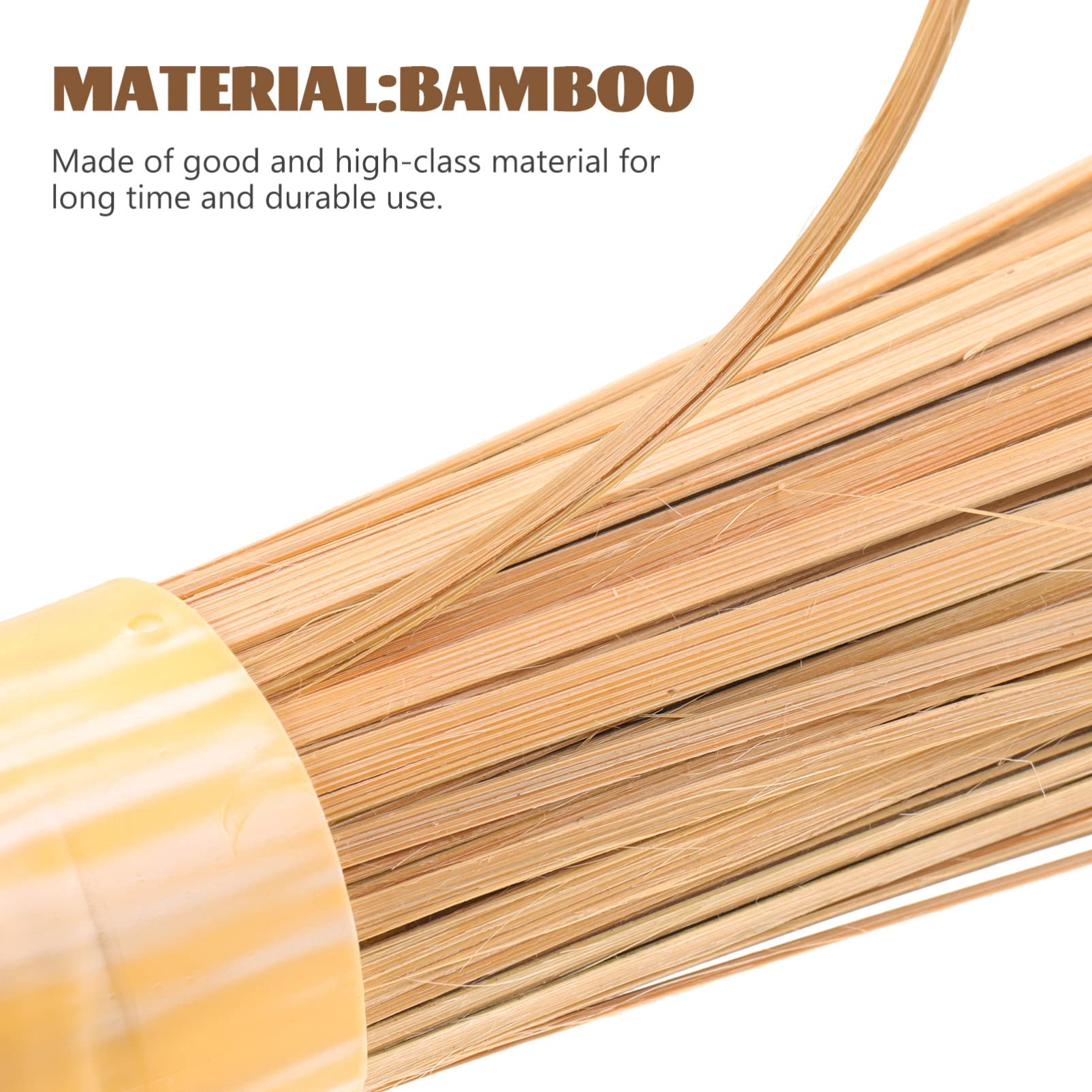 Brosse à Pot 3 Pièces en Bambou pour Nettoyage Multi-Fonction
