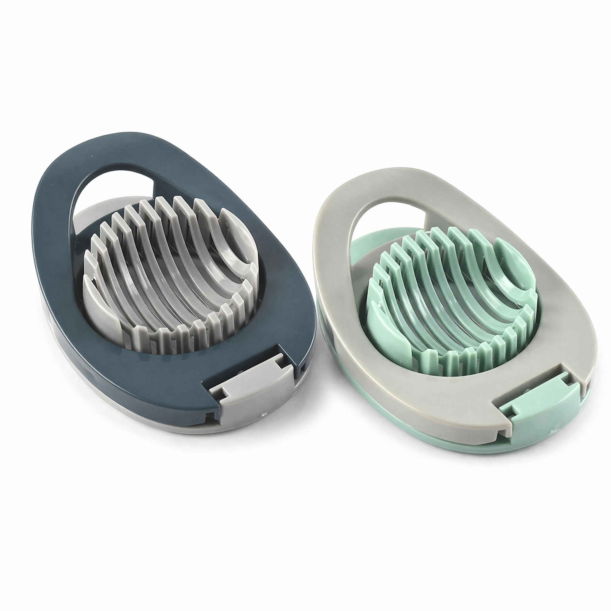 2 Egg Slicers with Even Cut Wires Compact Multi-Food Cutter for Kitchen