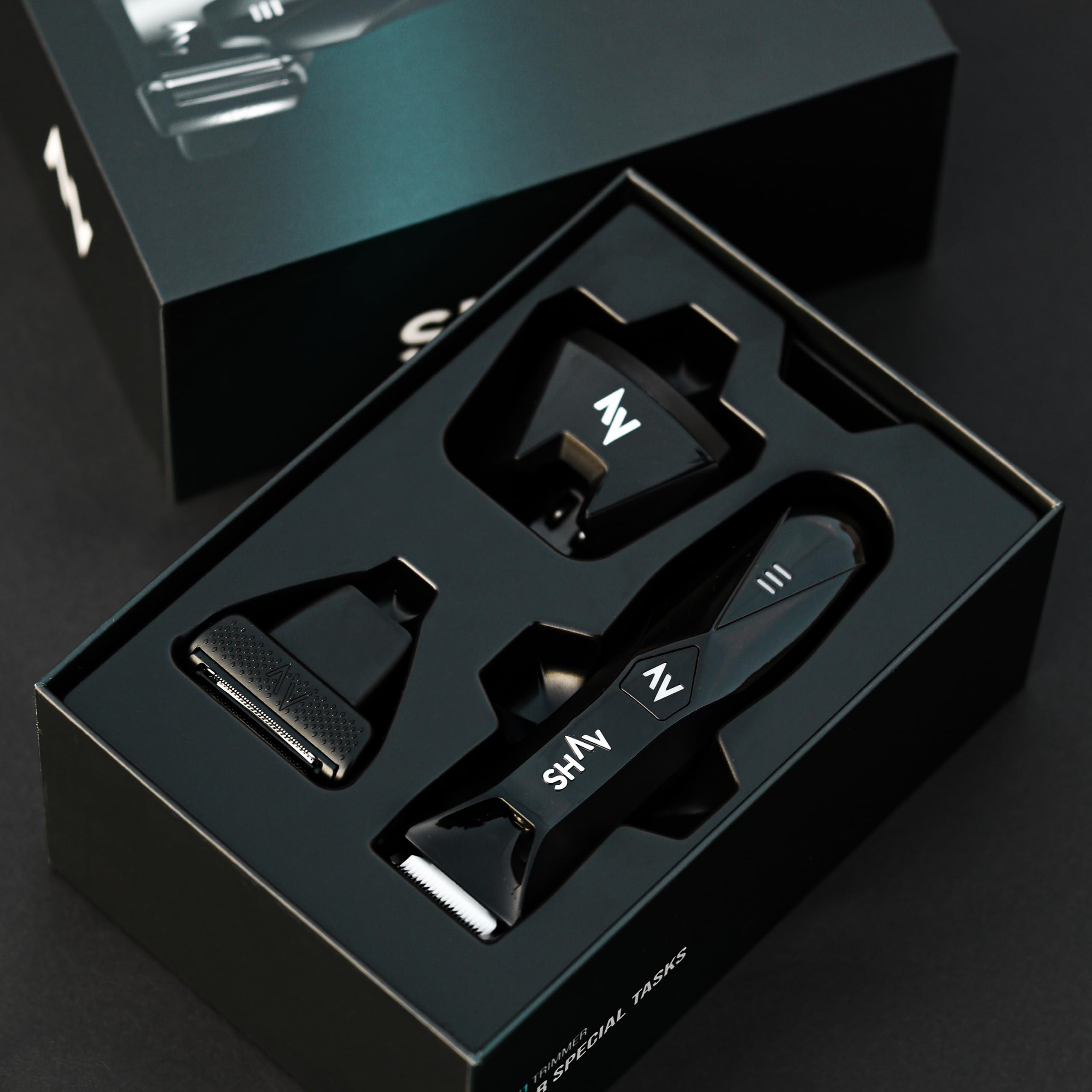 Shav™ - Etui podróżne na golarkę CutFree™, maszynka do włosów na mokro i na sucho z wymiennym ceramicznym modułem ostrza, bodygroomer do włosów intymnych i na ciele