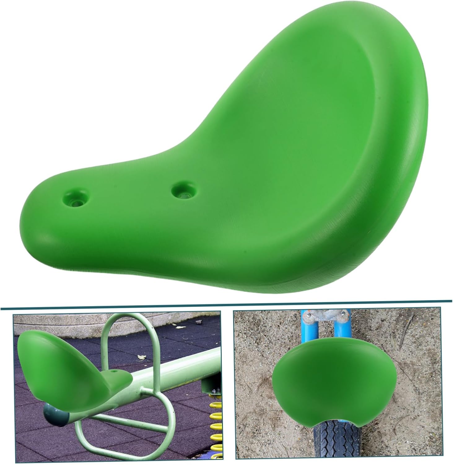 GANAZONO Plastic Seesaw Seat Replacement Weather-Resistant Sturdy Seat for Boy Girl Easy Installation Boy Girl Teeter for Backyard Playgrounds