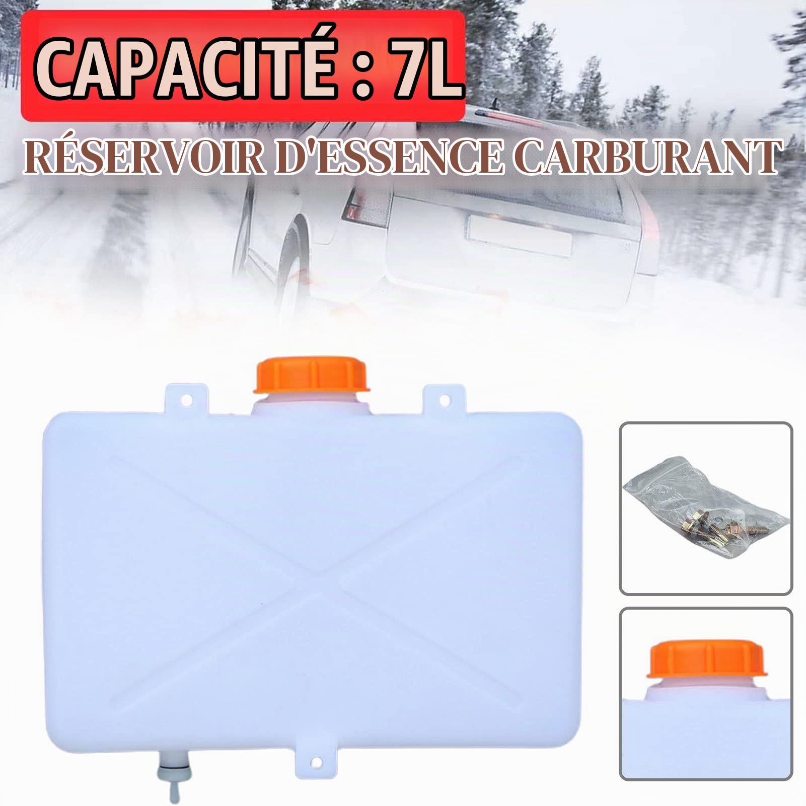 7L en Plastique Mazout Diesels Réservoir D' Storge Cartouche pour Voiture Camion Bateau Air Diesel Chauffage De Stationnement