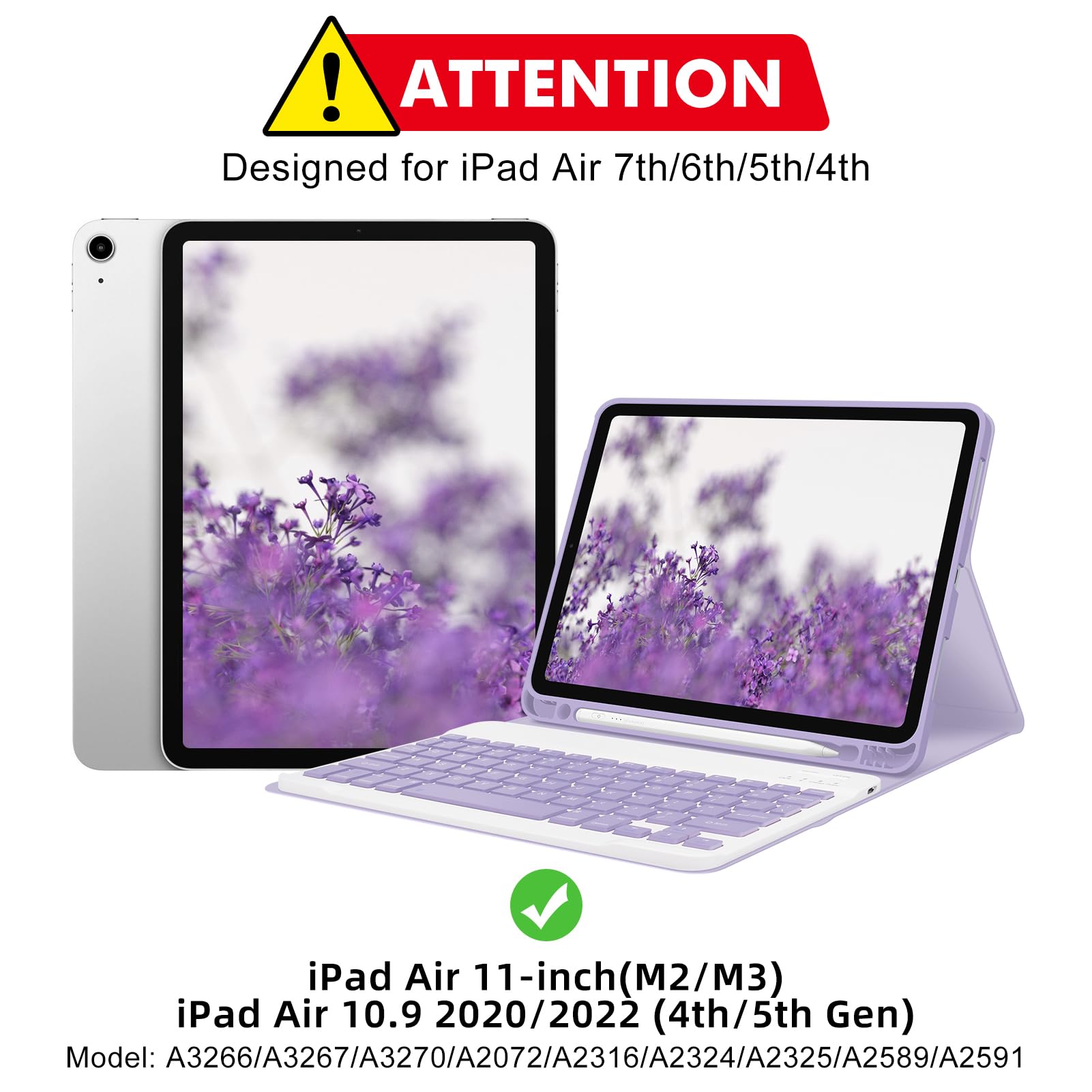 GOKOCO Keyboard case for iPad Air 11