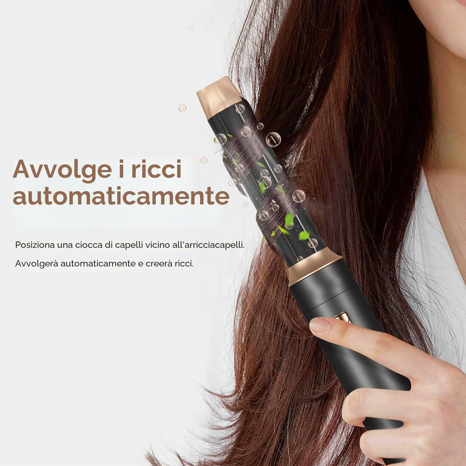 Air Styler Pro - Asciugacapelli 6 in 1, 1000 W, spazzola soffiante per capelli, spazzola per asciugacapelli, multifunzione, per capelli ricci e lisci, temperatura velocità del vento regolabile