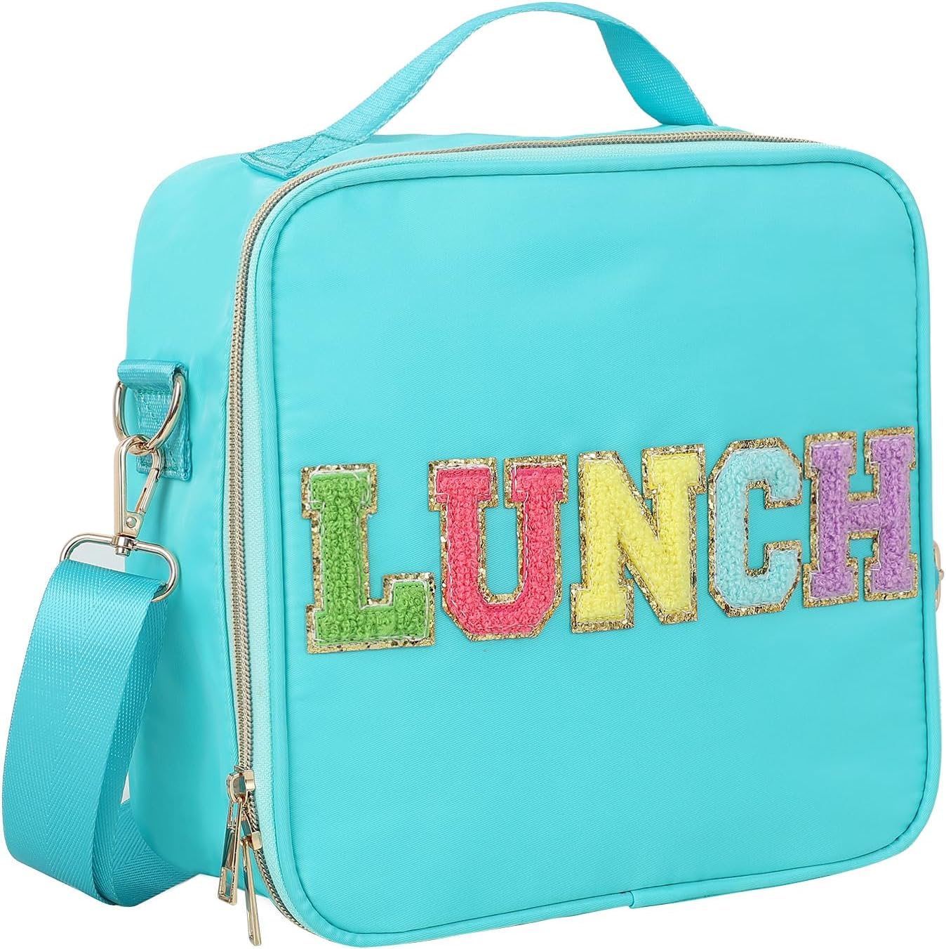 Insulated Lunch Bag Women,Preppy Lunch Box for Girls with