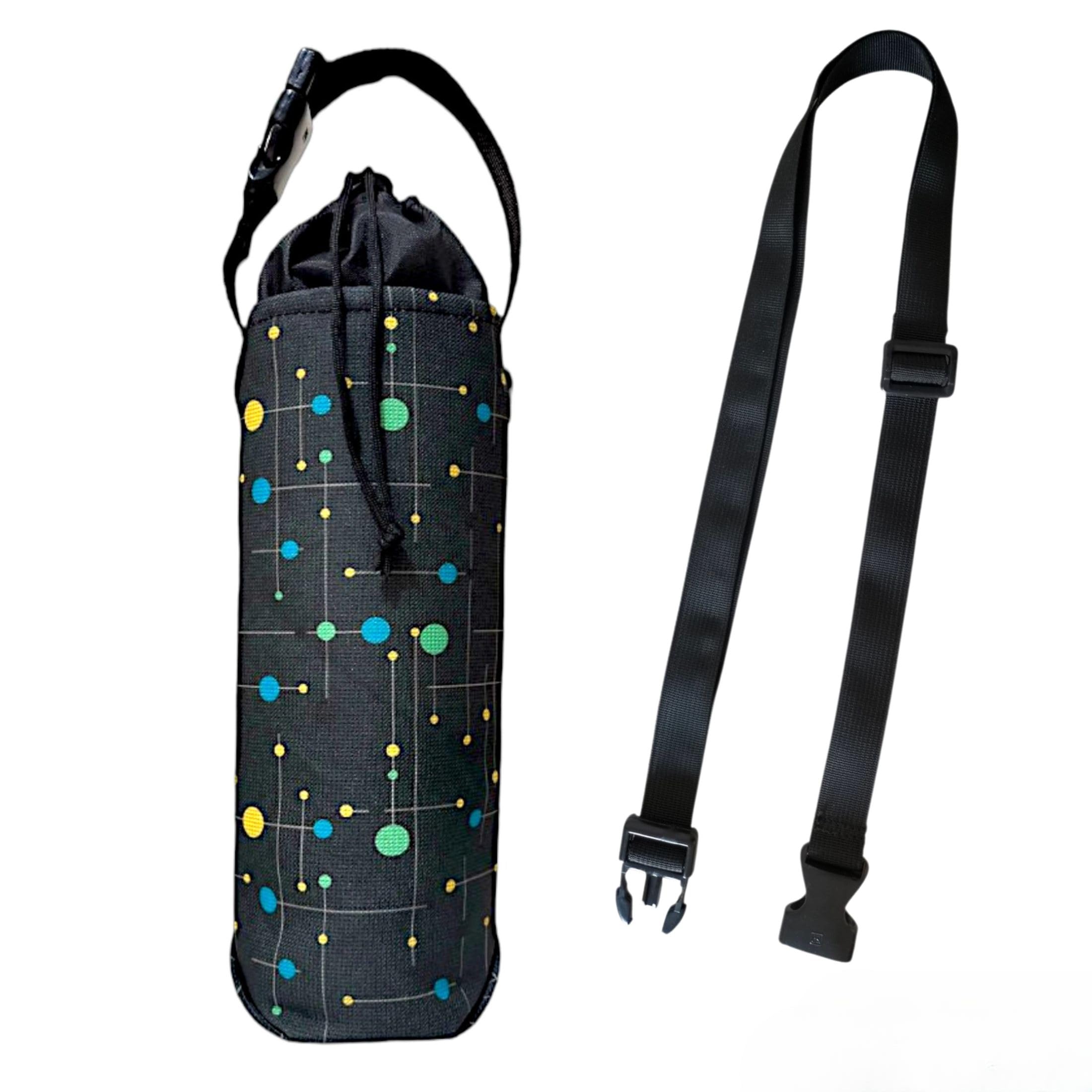 DHARMATMAJ 1 Litter Neoprene Water Bottle Carrier Bag with Adjustable Shoulder Strap,Insulated Water Bottle Cover for Stainless Steel/Glass/Plastic Bottles-image-14