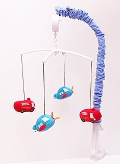 Bacati - Transportation Multicolor Musical Mobile