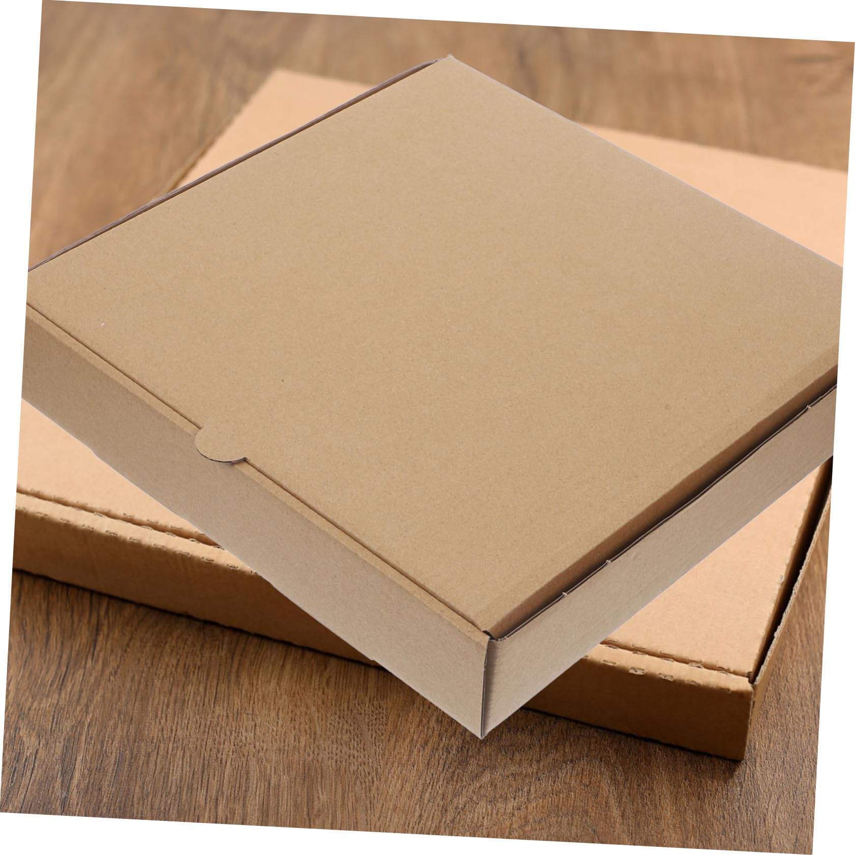 Luxshiny 10 StüCk Pizzabox Aus Verdicktem Kraftpapier Leere Pizza Schachtel FüR 8-9 Zoll Pizza Diy Geschenkverpackung Vielseitige Aufbewahrungsbox FüR Lebensmittel