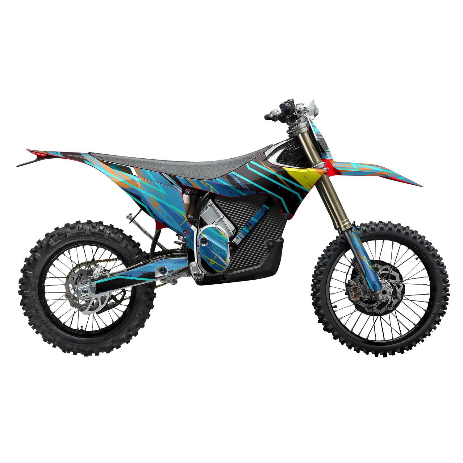 Stark Varg MX 2023-2025 Graphics Kit Wrap - Immolation - Varg MX Skin - Premium 3M Vinyl Protective Wrap Decal Cover - Easy to Apply | Crafted in The USA by MightySkins