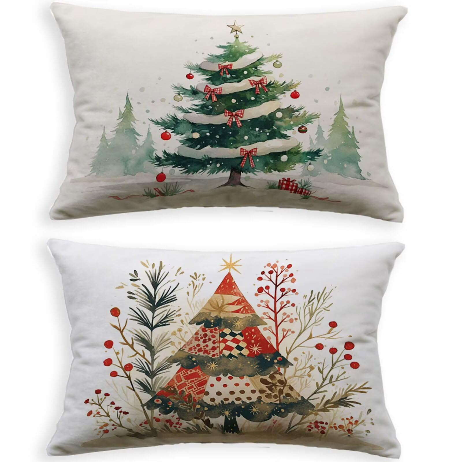 Housses de coussin de jardin imperméables et résistantes aux UV 60x80 cm