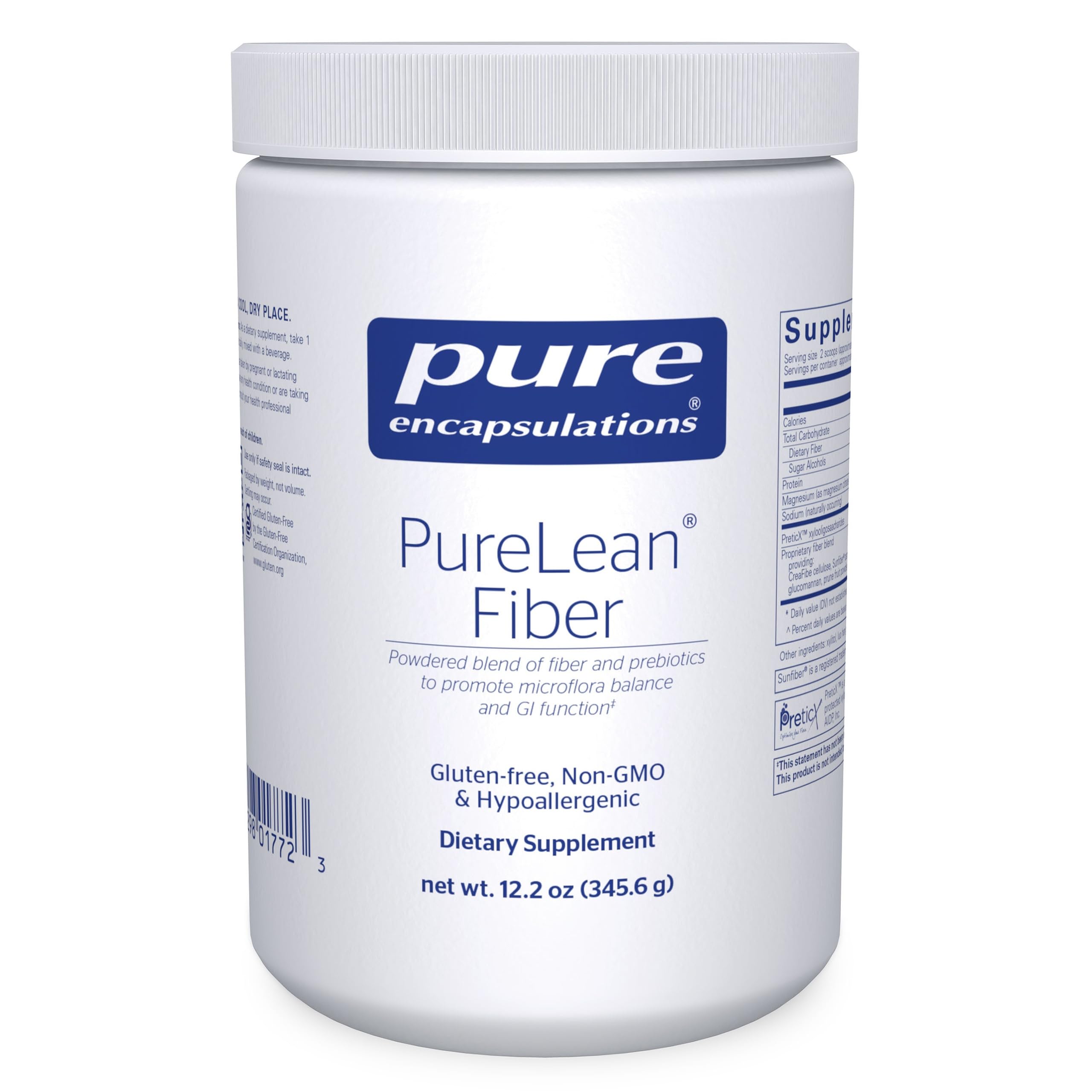 PureLean Fiber | Powdered Blend of Soluble and Insoluble Fibers and Probiotics to Promote Microflora Balance and GI Function* | 12.2 Ounces*