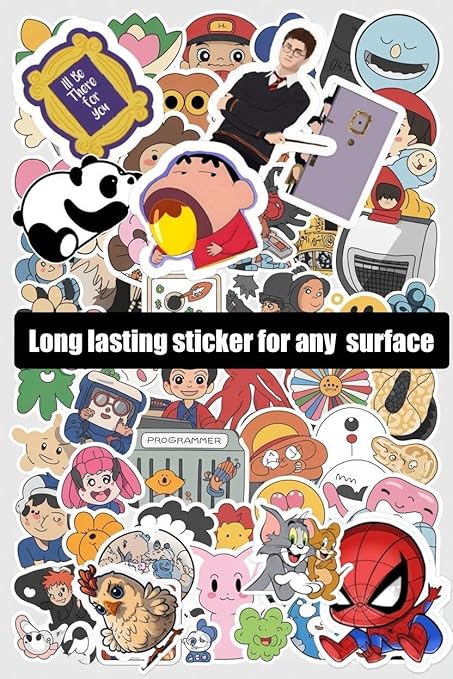 Super Hero | Premium Vinyl Stickers | Pack of 60 | Waterproof | Premium ...