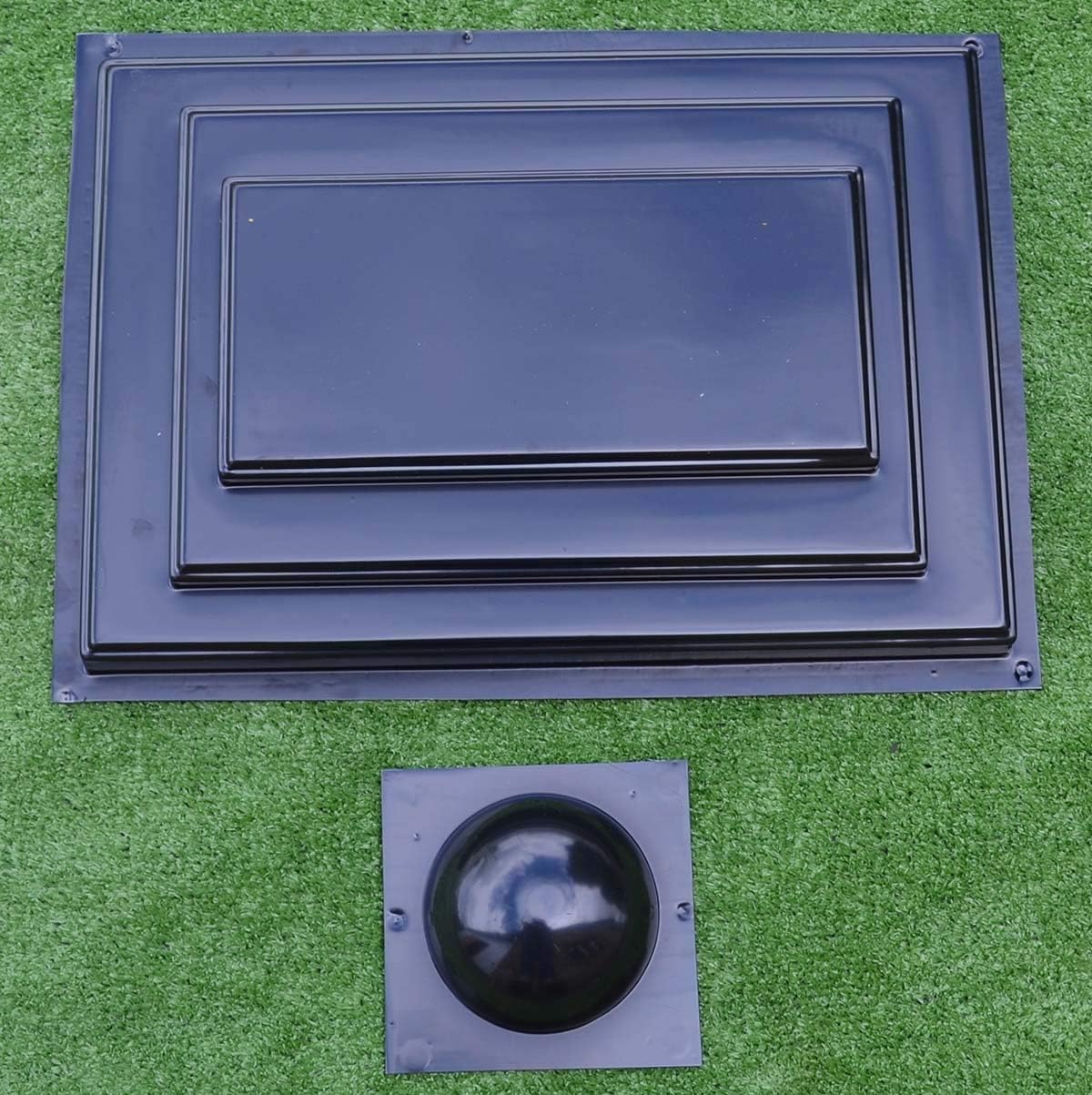 Plastic Molds Fence Pier Cap Concrete 17.71 in x 12.20 in x 2.76 in (450x310x70mm) #P19