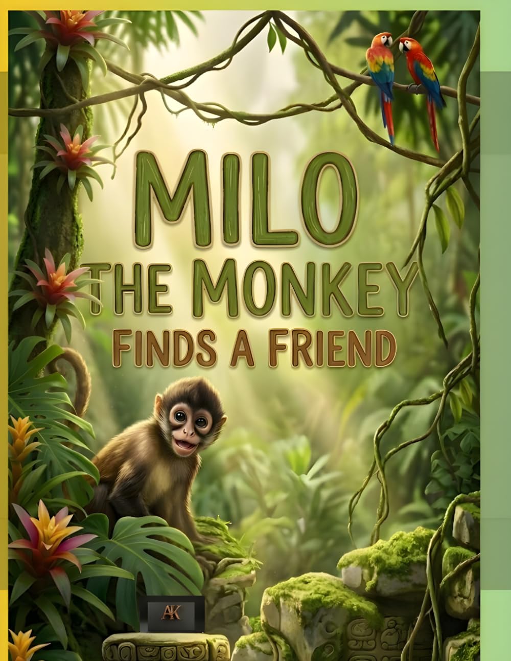 Milo the Monkey Finds a Friend: A Heartwarming Toddler Friendship Story Book About Kindness, Sharing, and Making New Friends for Ages 1–5