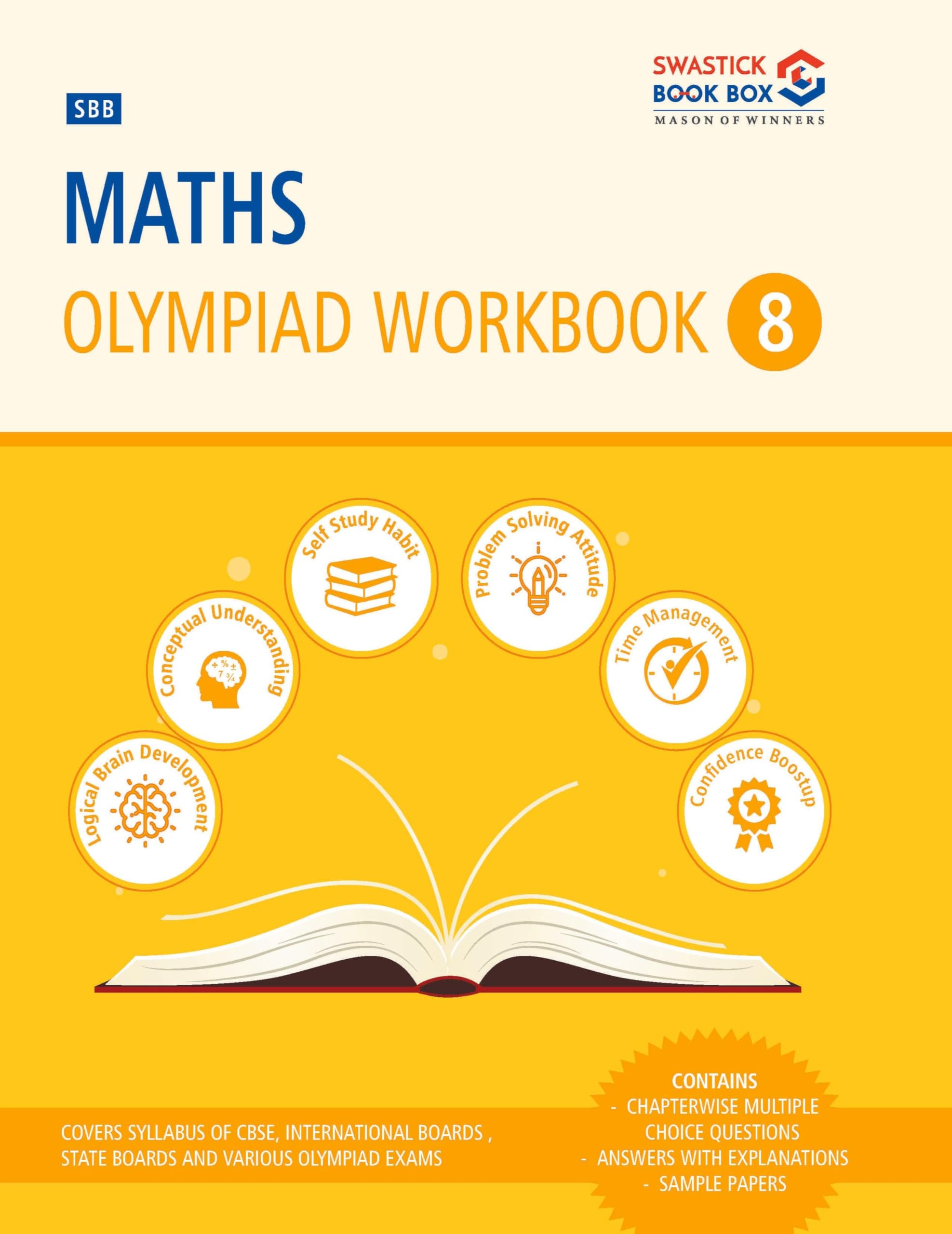 SBB Maths Olympiad Workbook - Class 8 Paperback – 1 January 2019