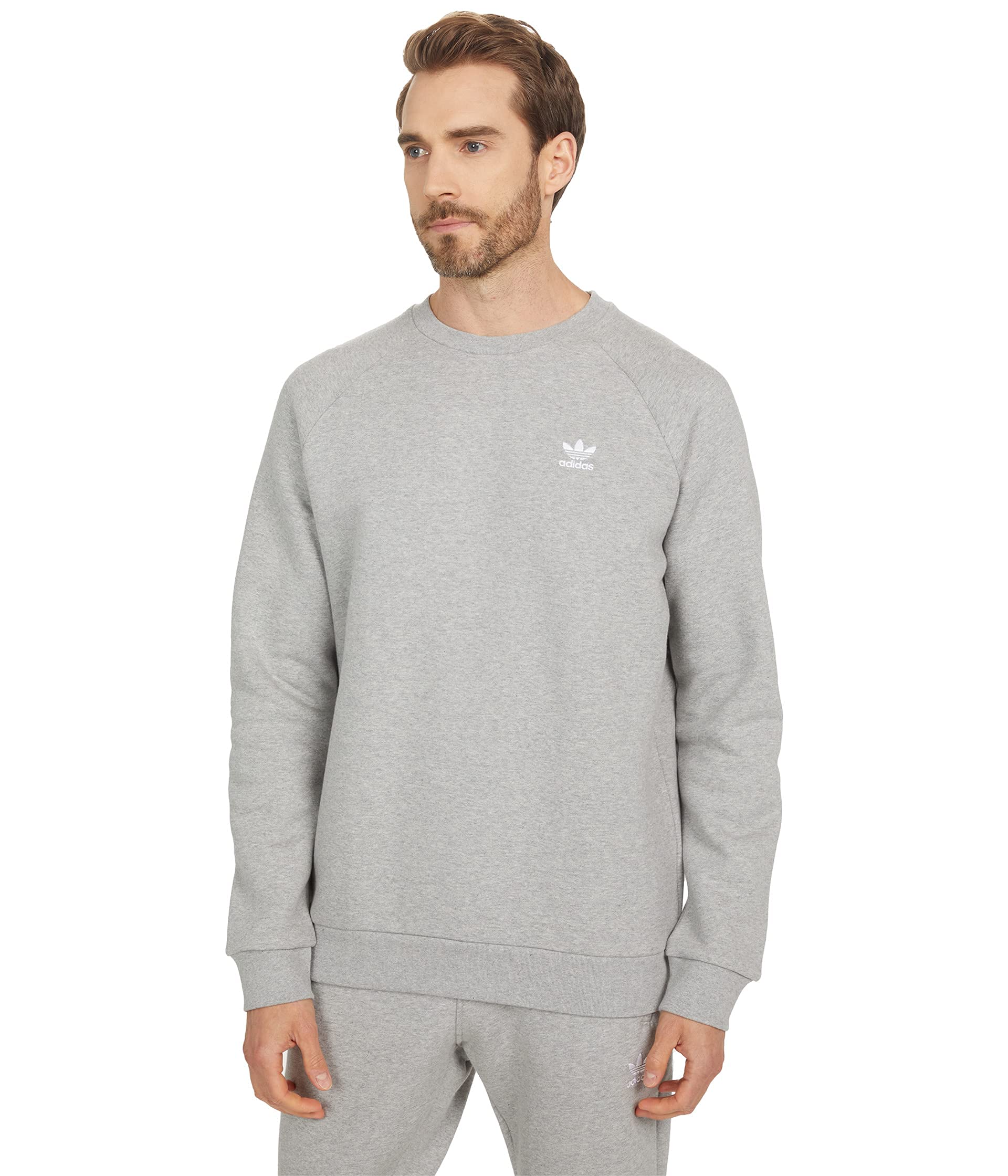 adidas Originals Bluza sportowa Mężczyźni Trefoil Essentials Crew Neck