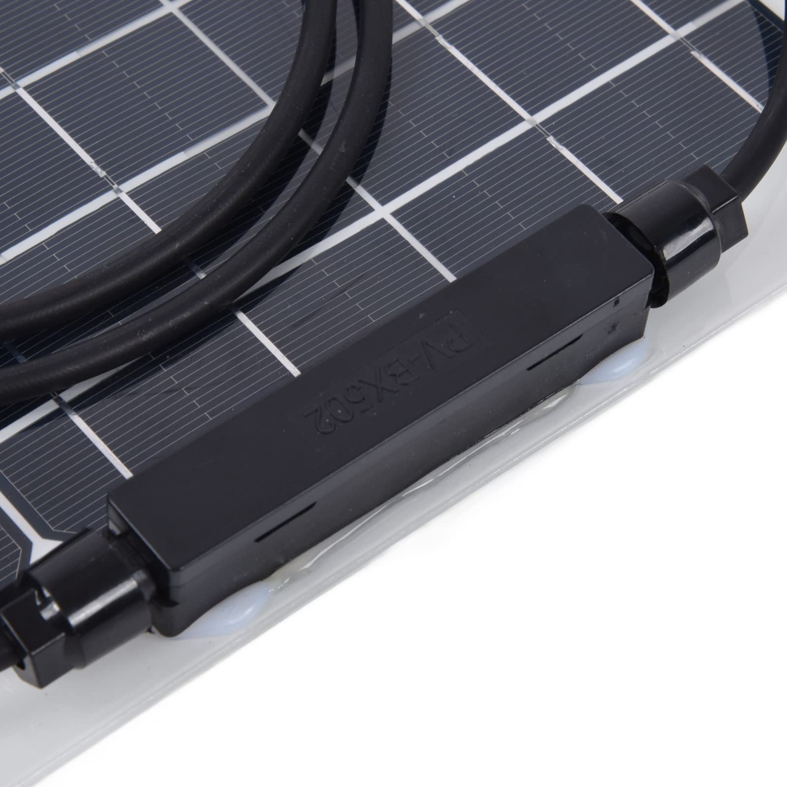 Cocoarm 2 Paczki Zestawu Paneli Słonecznych Moduł Fotowoltaiczny z Krzemu Monokrystalicznego 15 W X 2 z Regulatorem ładowania Słonecznego 50 A Elastyczny Panel Do Samochodu RV Jacht Statek Do Użytku