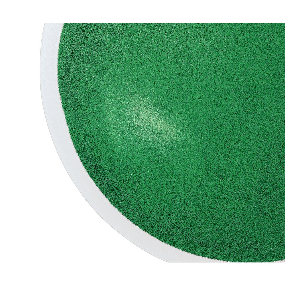 Excellerations Glitter Circle Liquid Tile - Green, Floor Tile for Active Play and Gross Motor Skills, Sensory Exploration, Anti-Slip Dance Mat, Easy to Clean, Stepping Floor Mat for Home School Use