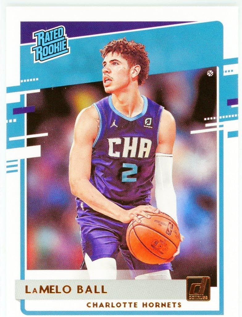 LaMelo Ball 2020-21 Panini Donruss Rated Rookie Card #202 - Basketball Slabbed Rookie Cards