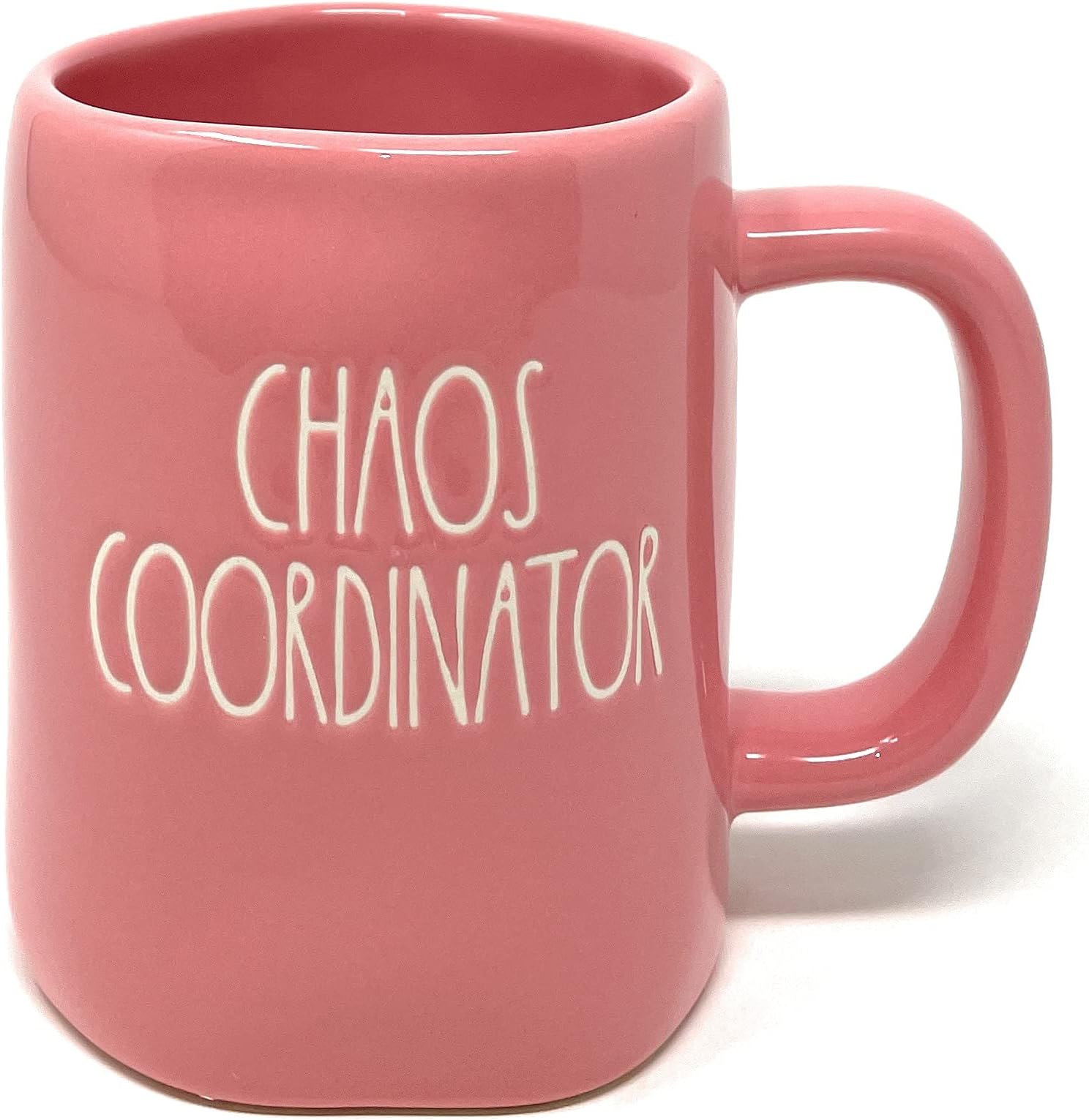 Chaos Coordinator ceramic coffee, Tea ,Soup mug/ cup in Pink.