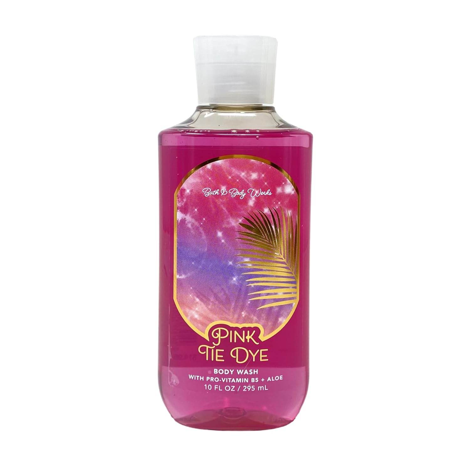 Bath & Body Works Pink Tie Dye Body Wash and Body Lotion Duo Set with a Himalayan Salts Springs Bar Soap