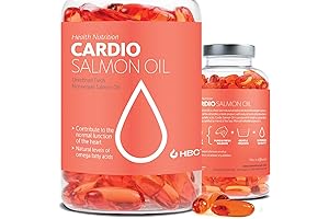 Cardio Triple Strength Omega 3 Fish Oil: The Salmon Oil Supplement for...