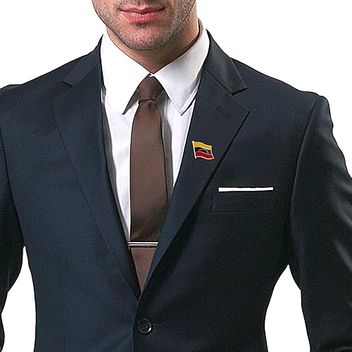 Miniatura 5 de 1250100 pines de bandera de la República Bolivariana de Venezuela a granel esmaltados para recuerdo, broche de solapa de metal Venezuela, broche