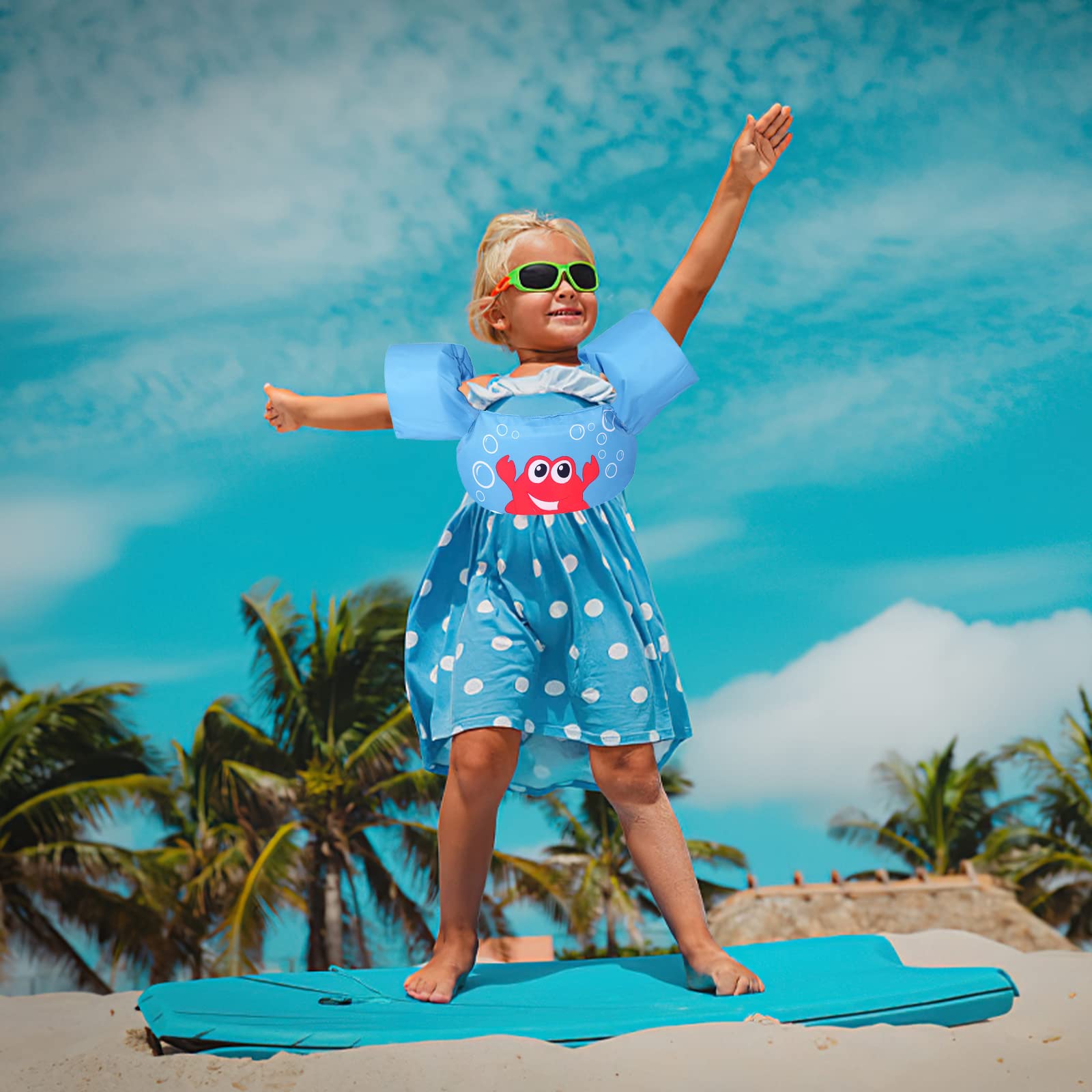 Schwimmweste Für Kinder - Sicherheits-Schwimmhilfe Mit Verstellbaren Gurten