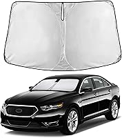 Vista 39 de EcoNour Parasol para Subaru Crosstrek 2013-2015 2016 2017, visera solar para parabrisas delantero y ventana, bloqueador de calor UV y protector