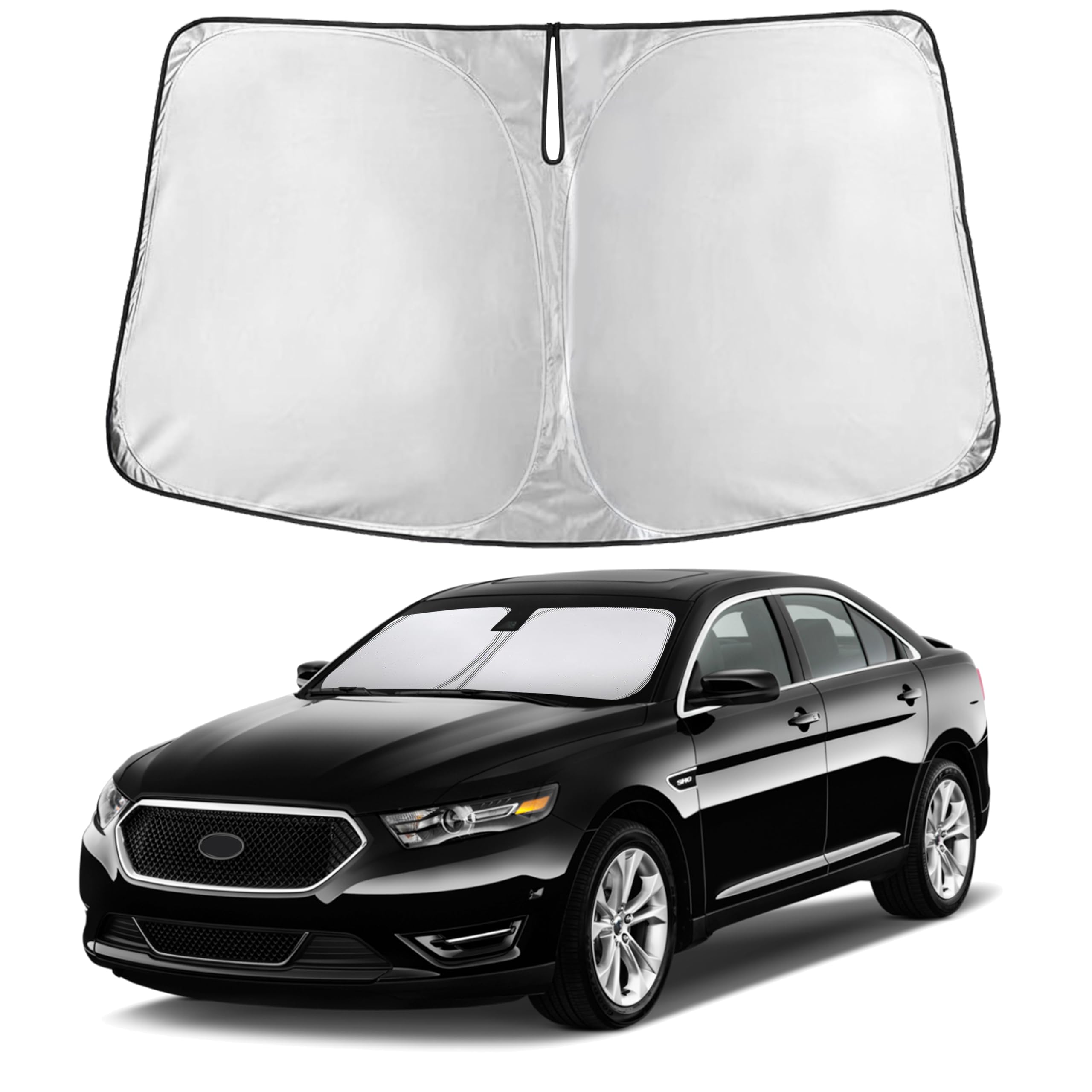EcoNour Windshield Sunshade Compatible for Ford Taurus 2013-2017 2018 2019