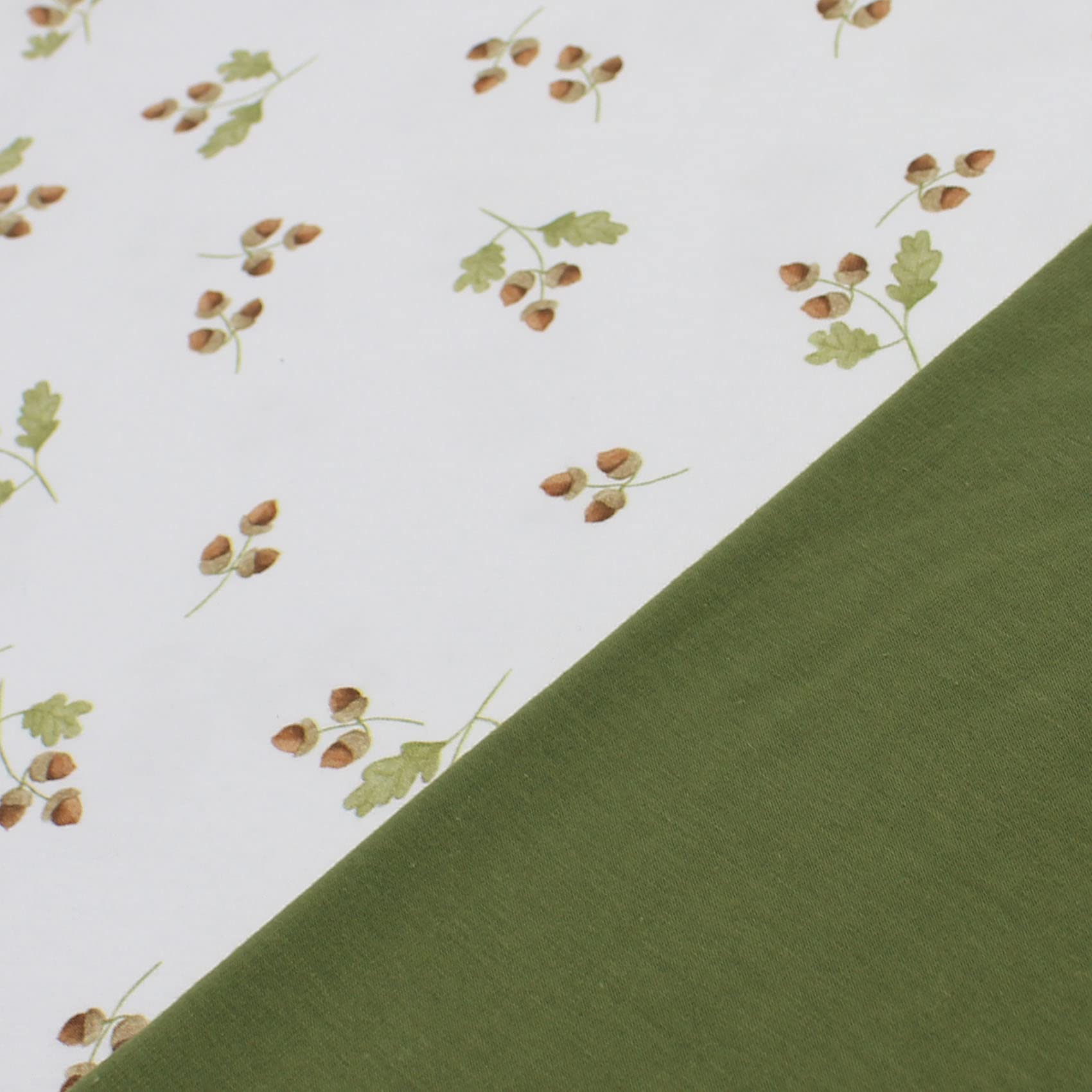 VmG-Store Jersey fabric set, colour-coordinated design + plain, each 0.5 m x 1.5 m, 95% cotton, 5% elastane - Image 2