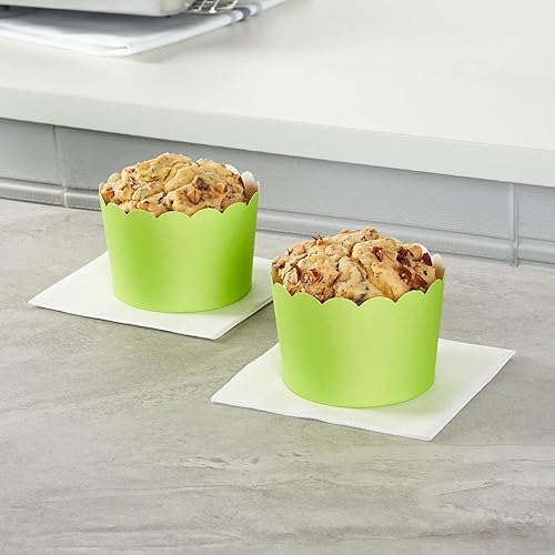 Miniatura 430 de Restaurantware Panificio Premium - Taza de papel Kraft de 10 onzas para hornear, tazas de papel para hornear, perfectas para magdalenas, cupcakes