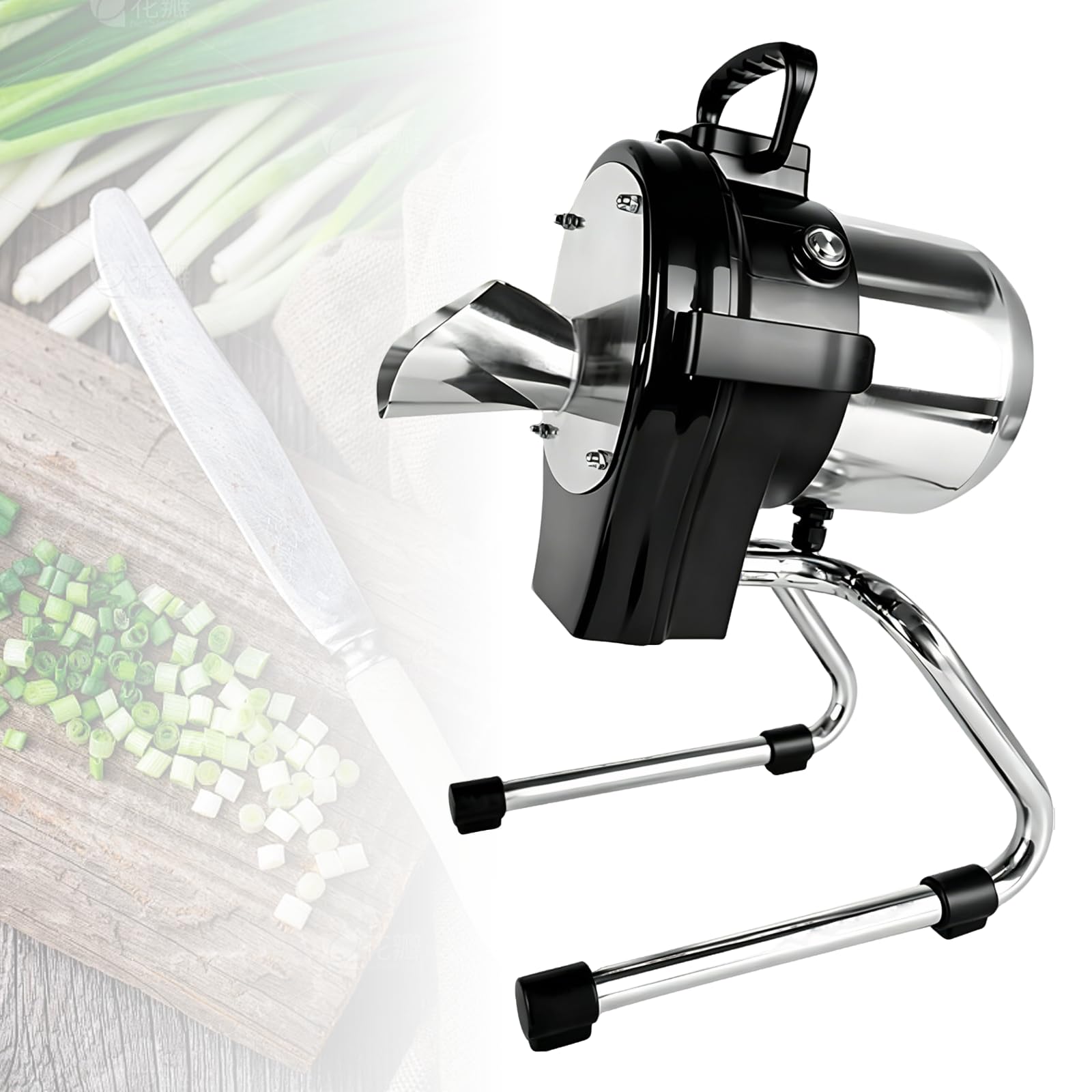 KUSOLE Onion chopper/food processor/slicer/commercial vegetable chopper, detachable and washable, suitable for chopping peppers, onions, scallions, carrots, etc