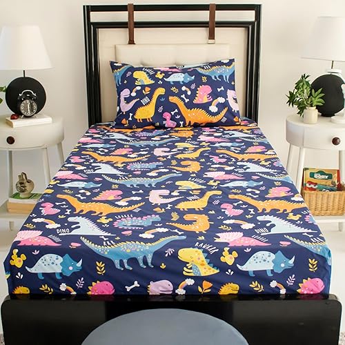 Miniatura 67 de Nikki Peter - Juego de sábanas para niños y niñas, 100 % algodón, sábanas de automóvil tamaño individual, juego de sábanas súper suaves de fácil