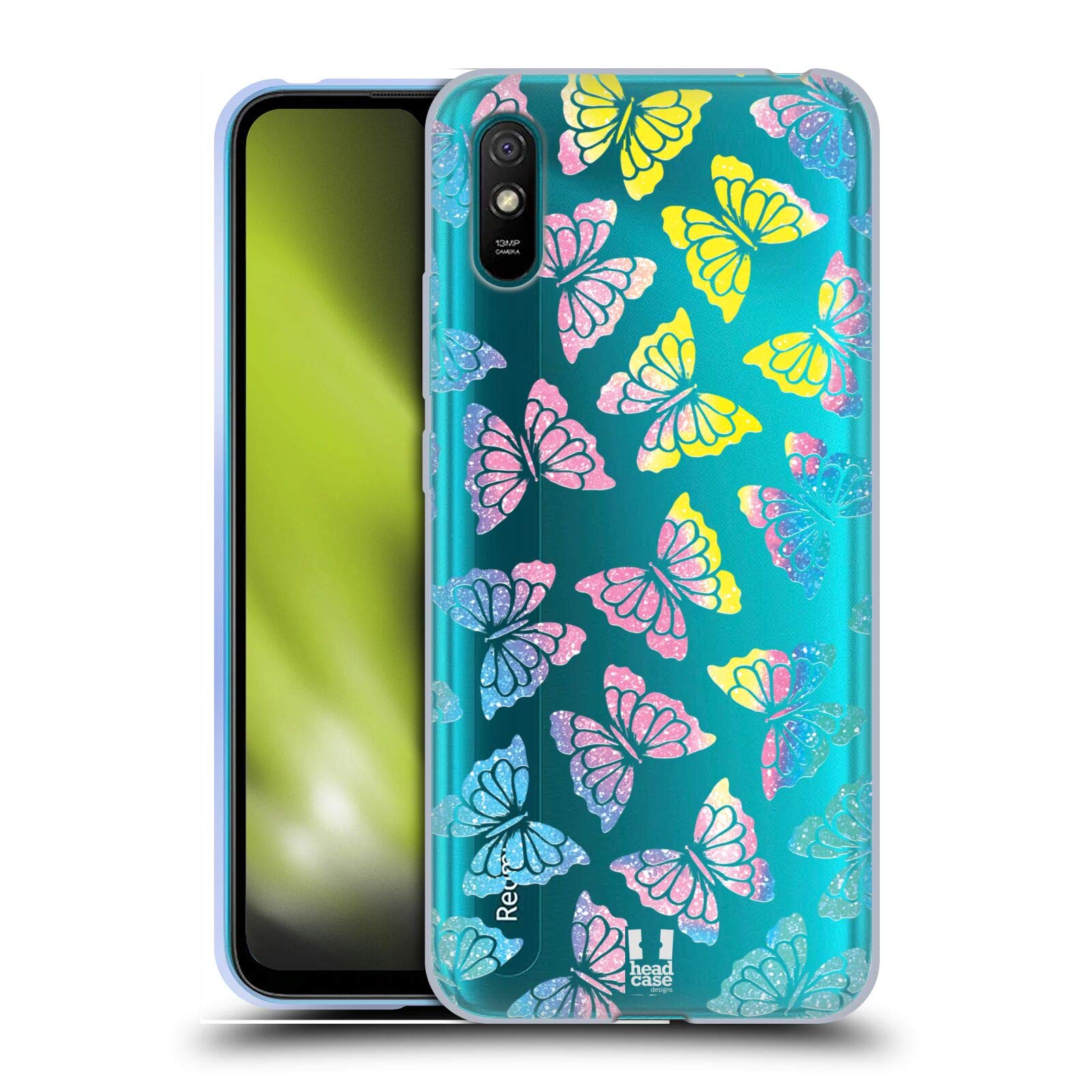 Head Case DesignsButterfly Trend Craze! Soft Gel Case Compatible With Xiaomi Redmi 9A / Redmi 9AT