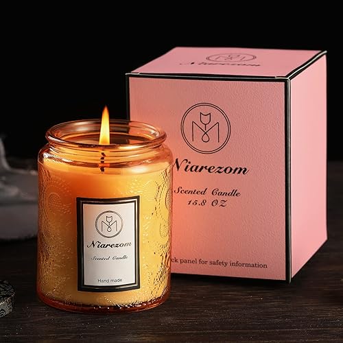 Miniatura 5 de Velas perfumadas para el hogar, velas de regalo para mujeres, velas de cera de soja de larga duración, velas de aromaterapia para baño, Navidad,