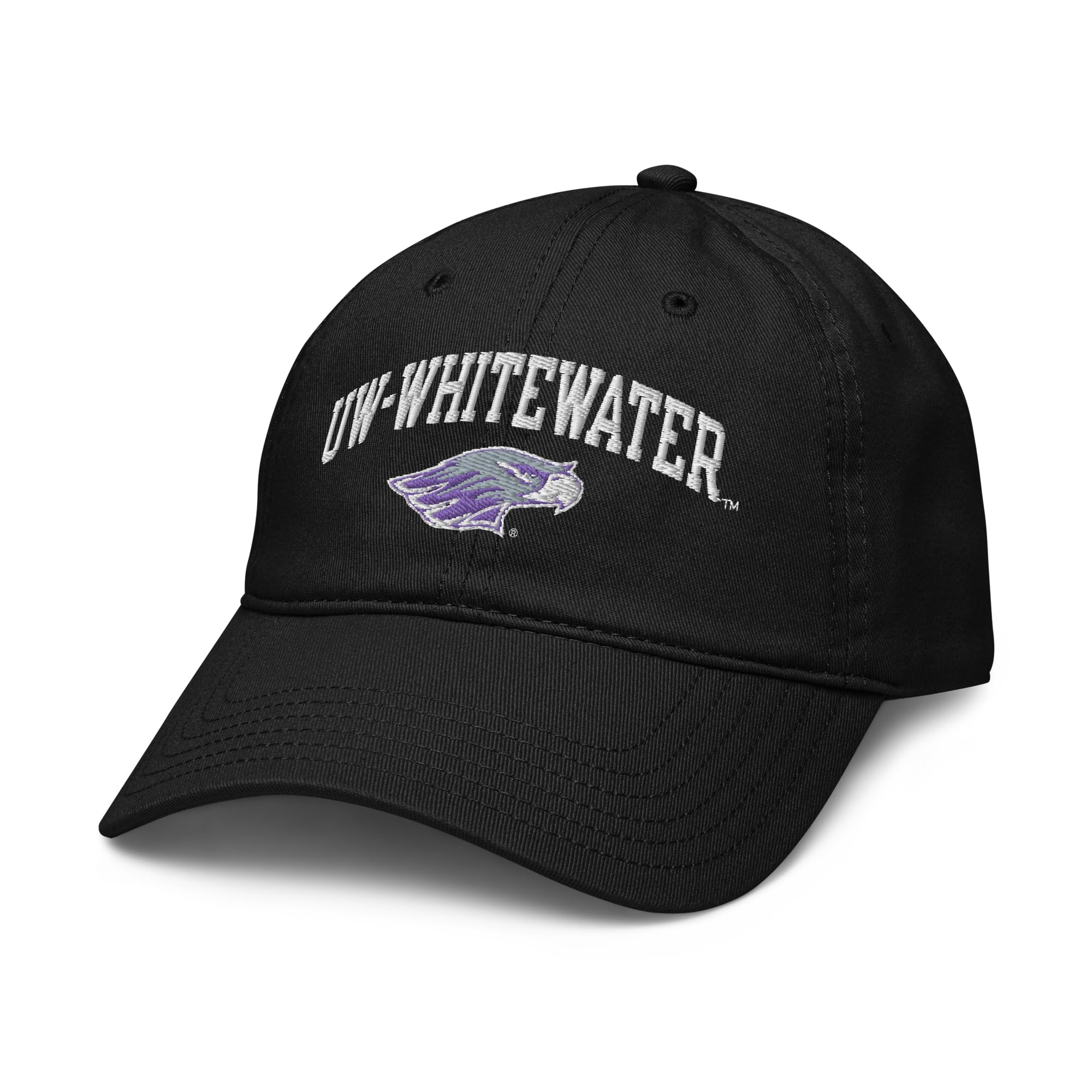 Wisconsin Whitewater Warhawks Arch Officially Licensed Adjustable Baseball Hat