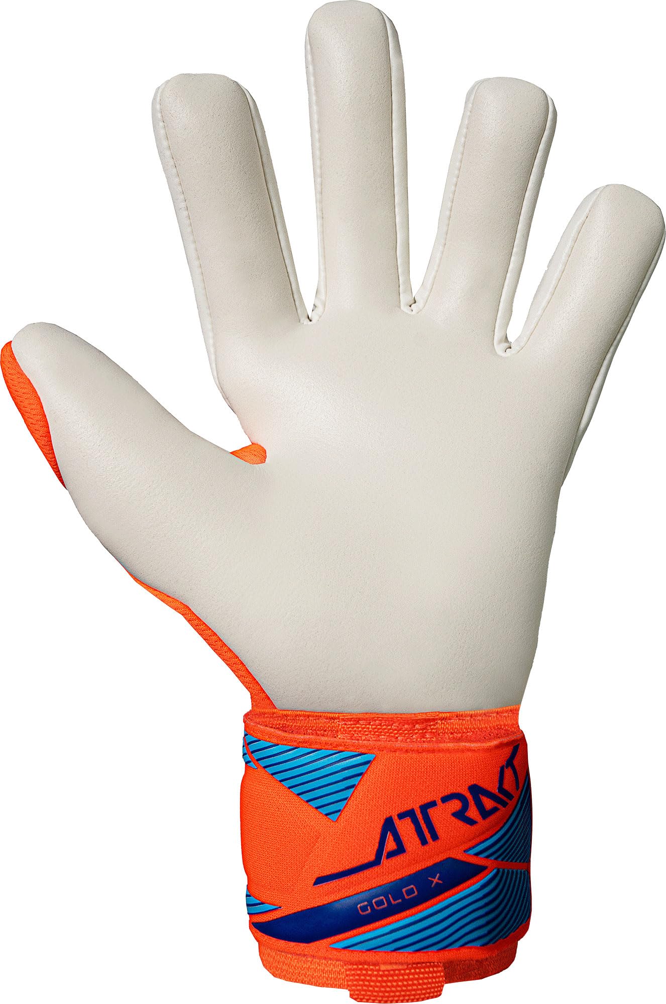 Reusch Gants de Gardien de But pour Hommes Adultes | adhérence Extra Forte, Coupe ajustée et Grande stabilité | Respirants | pour l'entraînement et Les matchs | Attrakt Gold X NC