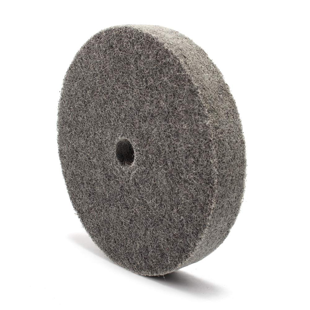 8" Dia 2" Thick 180 Grit Nylon Fiber Wheel Abrasive Polishing Buffing